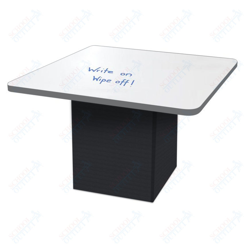 Marco Sonik Series Padded Base Square Dry Erase Table 29" height (LF2616 - G1 - DB) - SchoolOutlet