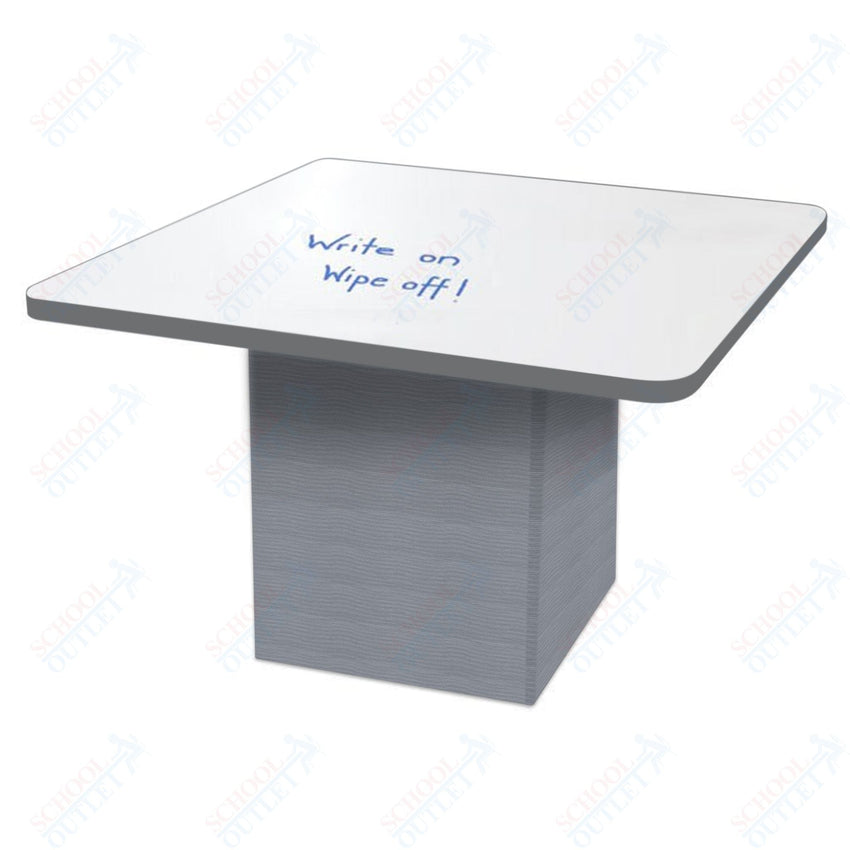 Marco Sonik Series Padded Base Square Dry Erase Table 29" height (LF2616 - G1 - DB) - SchoolOutlet