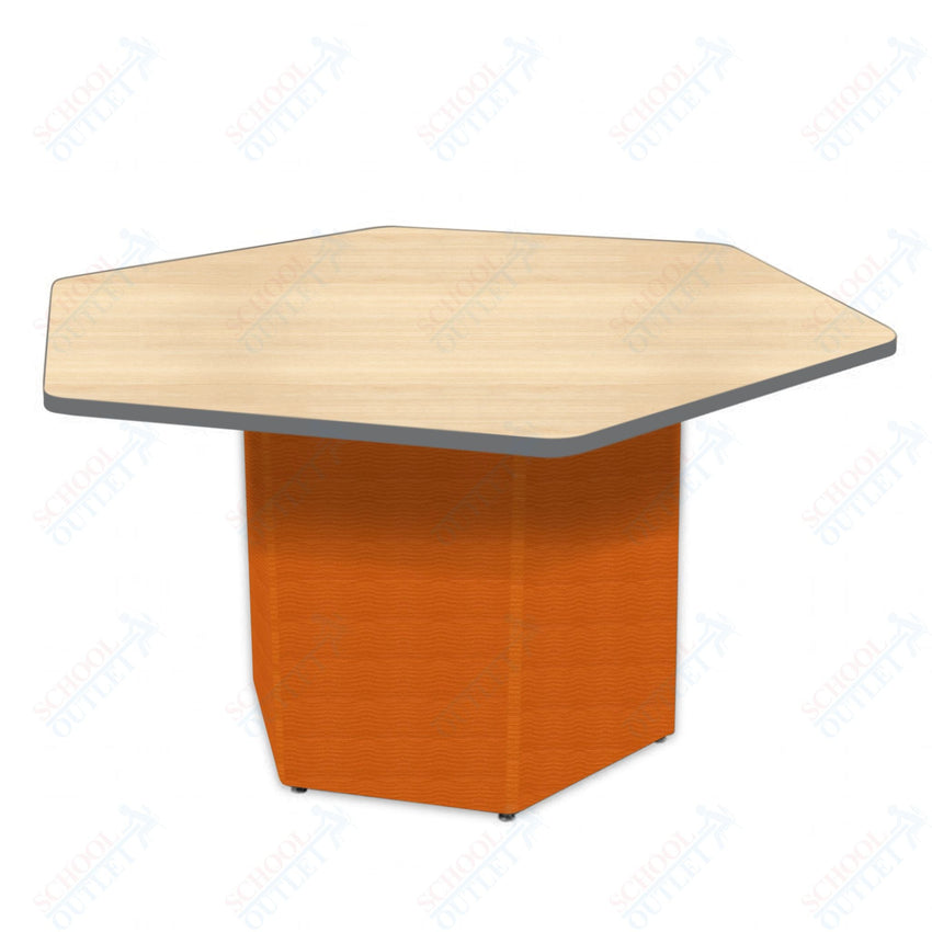 Marco Sonik Series Padded Base Hexagon Table 26" height (LF2653 - G2 - MA) - SchoolOutlet