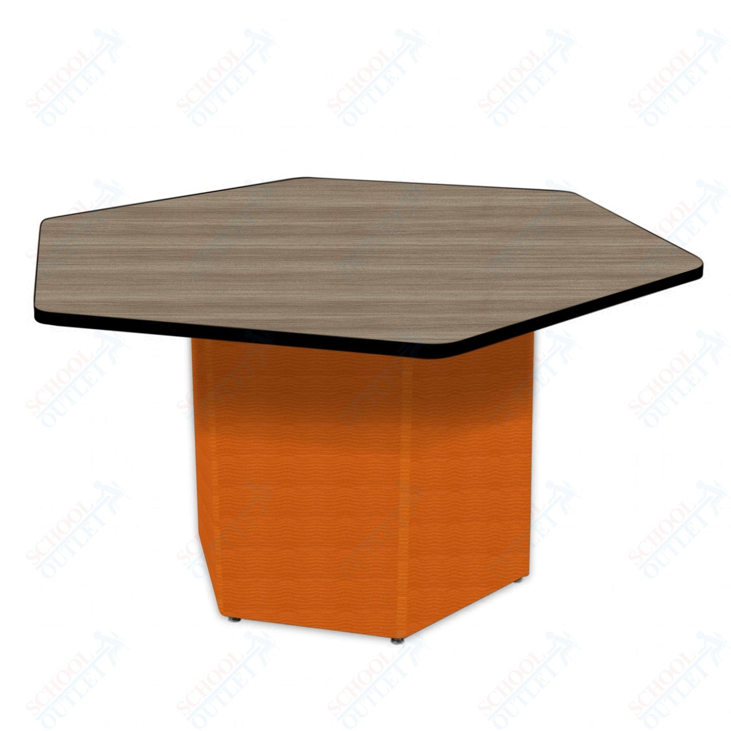 Marco Sonik Series Padded Base Hexagon Table 26" height (LF2653 - G2 - MA) - SchoolOutlet