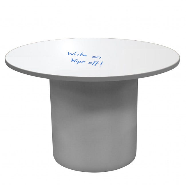 Marco Sonik Series 48" Padded Base Round Table 26" height Dry Erase (LF2666 - G1 - DA) - SchoolOutlet