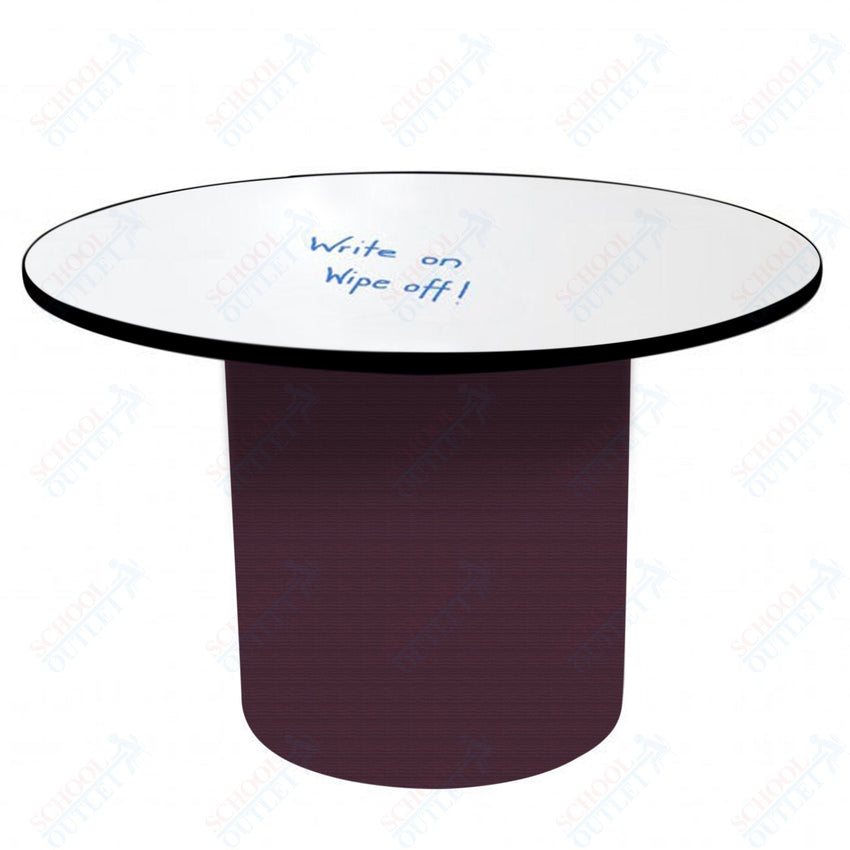 Marco Sonik Series 48" Padded Base Round Table 29" height Dry Erase (LF2666 - G1 - DB) - SchoolOutlet