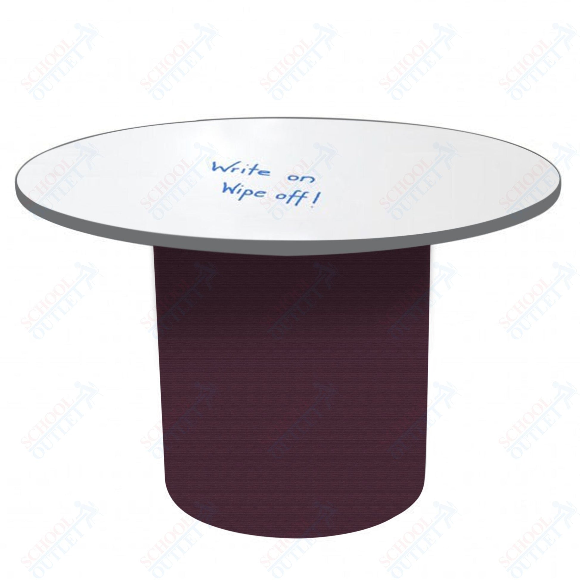 Marco Sonik Series 48" Padded Base Round Table 29" height Dry Erase (LF2666 - G1 - DB) - SchoolOutlet