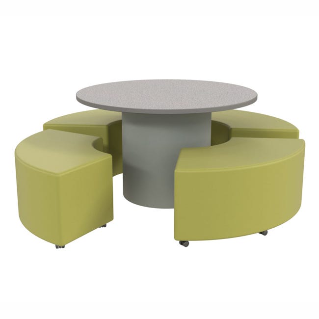 Marco Sonik Series 48" Padded Base Round Table 26" height (LF2666 - G1 - MA) - SchoolOutlet
