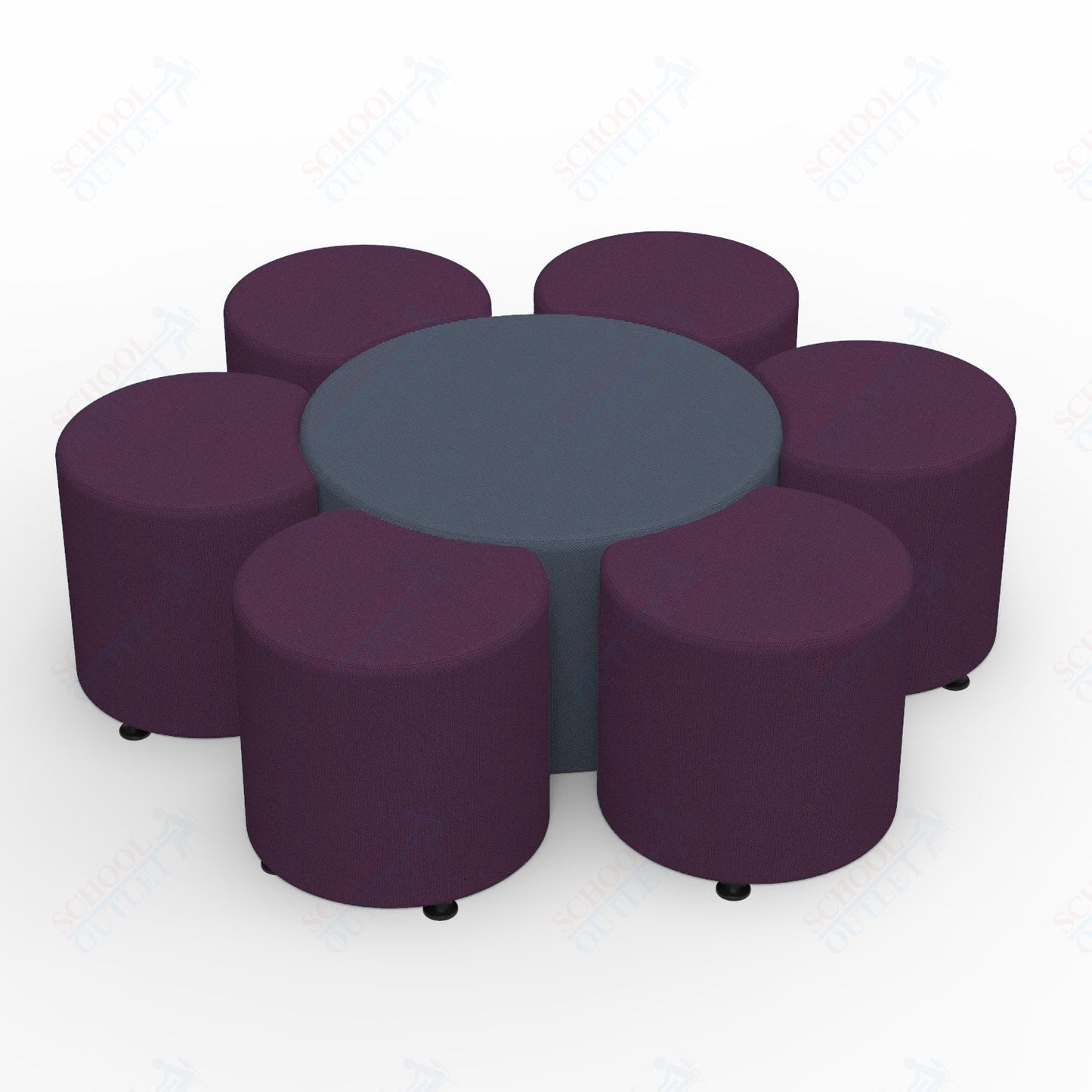 Marco Sonik Series Flower Soft Seating Set 16" height (LF9014 - G2) - SchoolOutlet