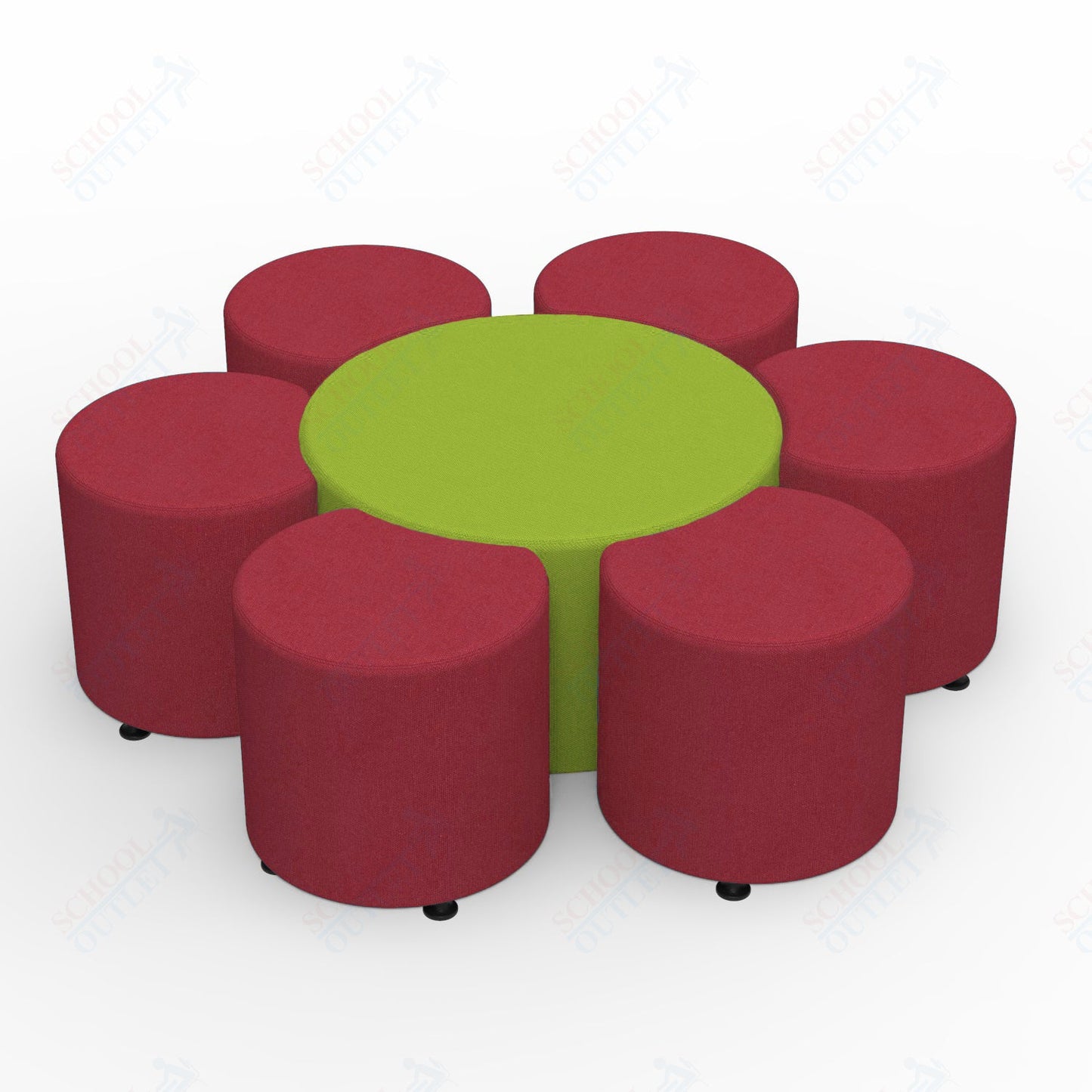 Marco Sonik Series Flower Soft Seating Set 16" height (LF9014 - G2) - SchoolOutlet