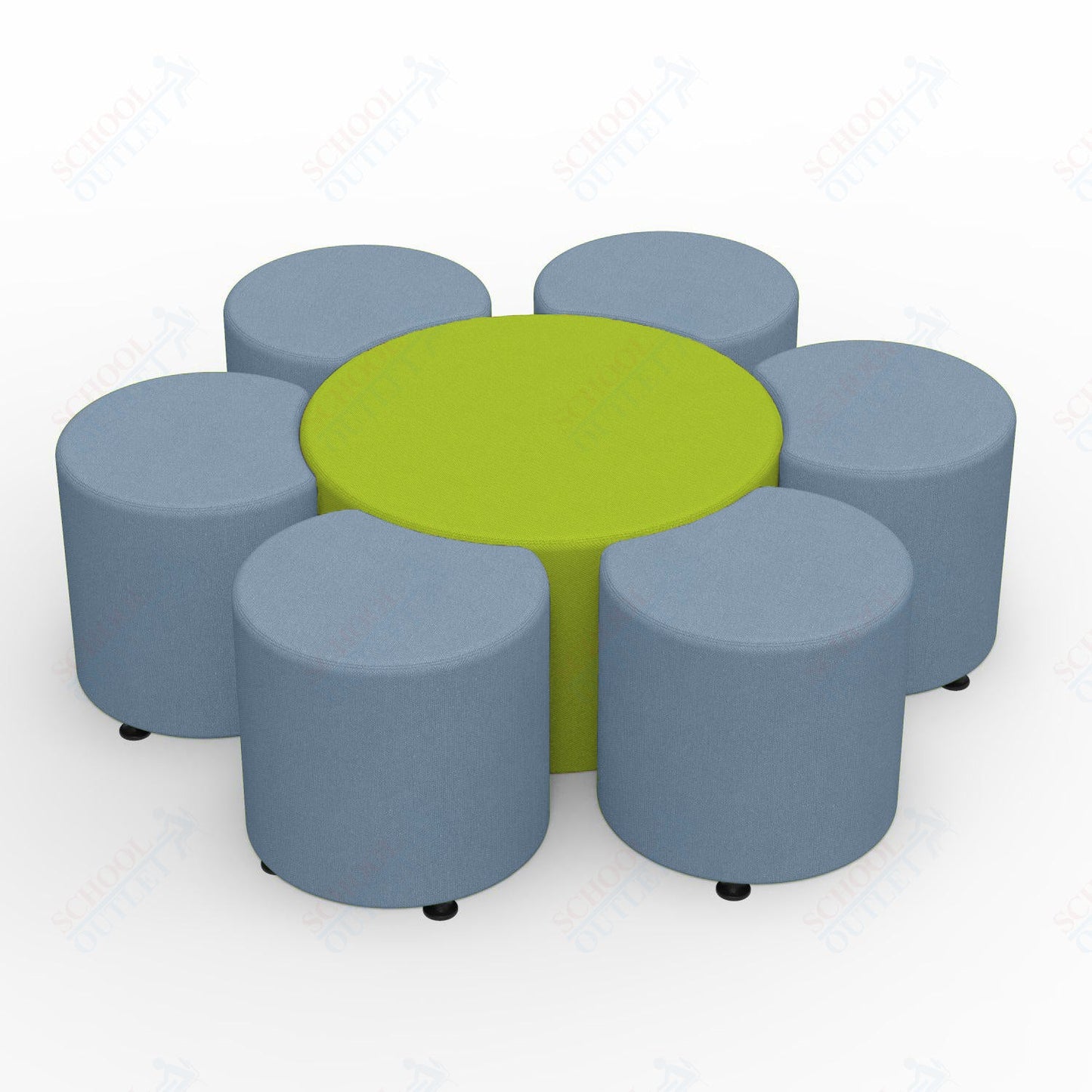 Marco Sonik Series Flower Soft Seating Set 16" height (LF9014 - G2) - SchoolOutlet