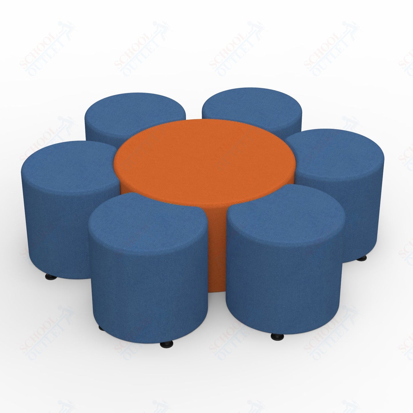 Marco Sonik Series Flower Soft Seating Set 16" height (LF9014 - G2) - SchoolOutlet