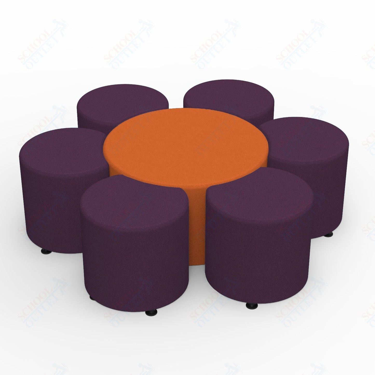 Marco Sonik Series Flower Soft Seating Set 16" height (LF9014 - G2) - SchoolOutlet