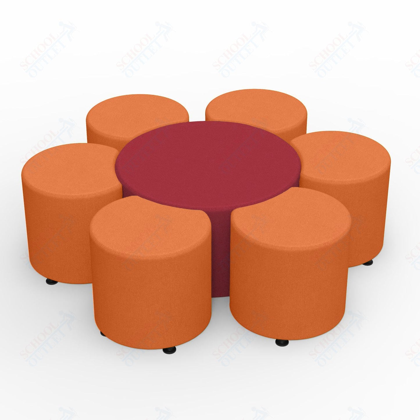 Marco Sonik Series Flower Soft Seating Set 16" height (LF9014 - G2) - SchoolOutlet