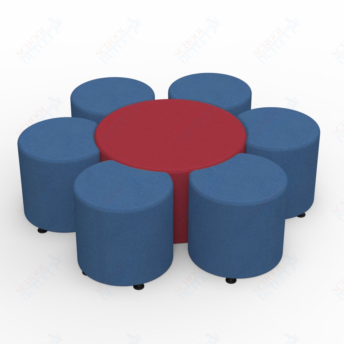 Marco Sonik Series Flower Soft Seating Set 16" height (LF9014 - G2) - SchoolOutlet