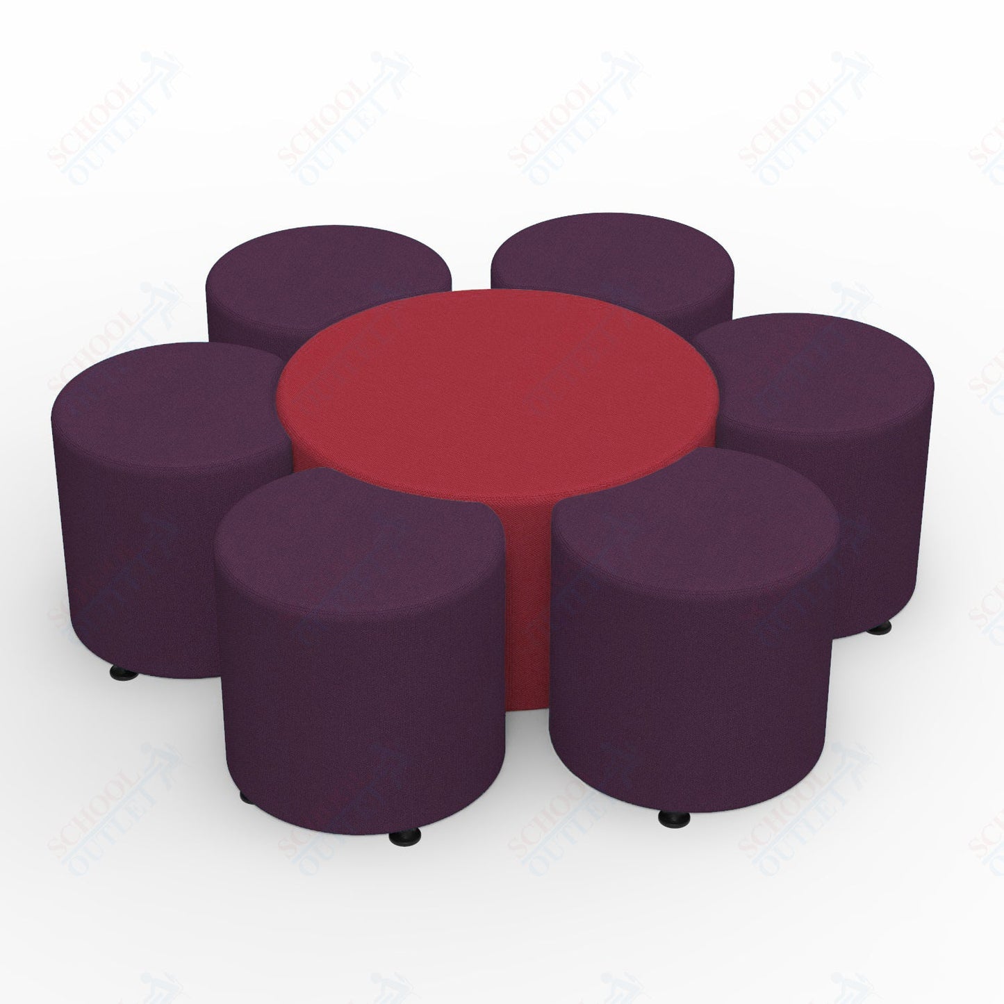 Marco Sonik Series Flower Soft Seating Set 16" height (LF9014 - G2) - SchoolOutlet