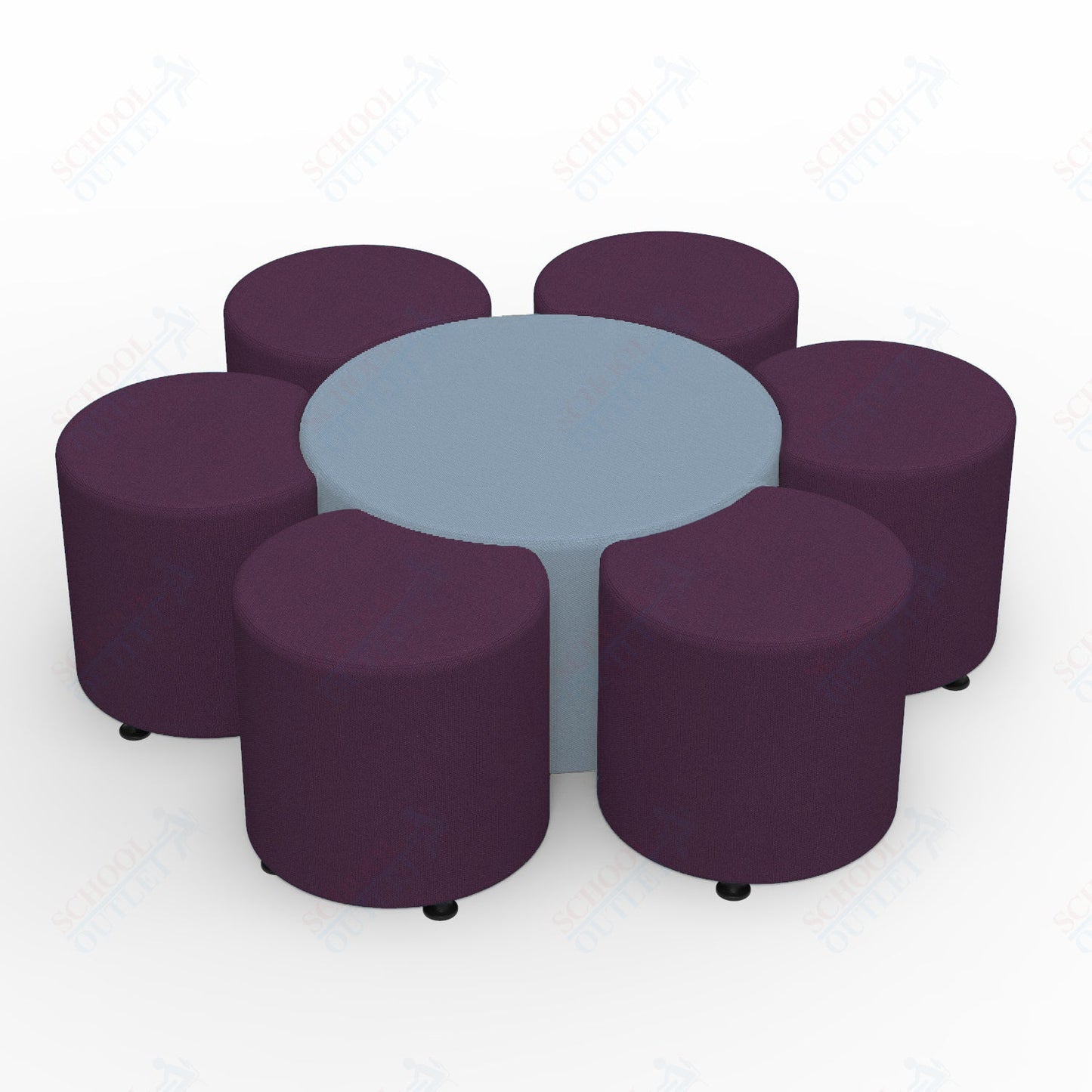 Marco Sonik Series Flower Soft Seating Set 16" height (LF9014 - G2) - SchoolOutlet