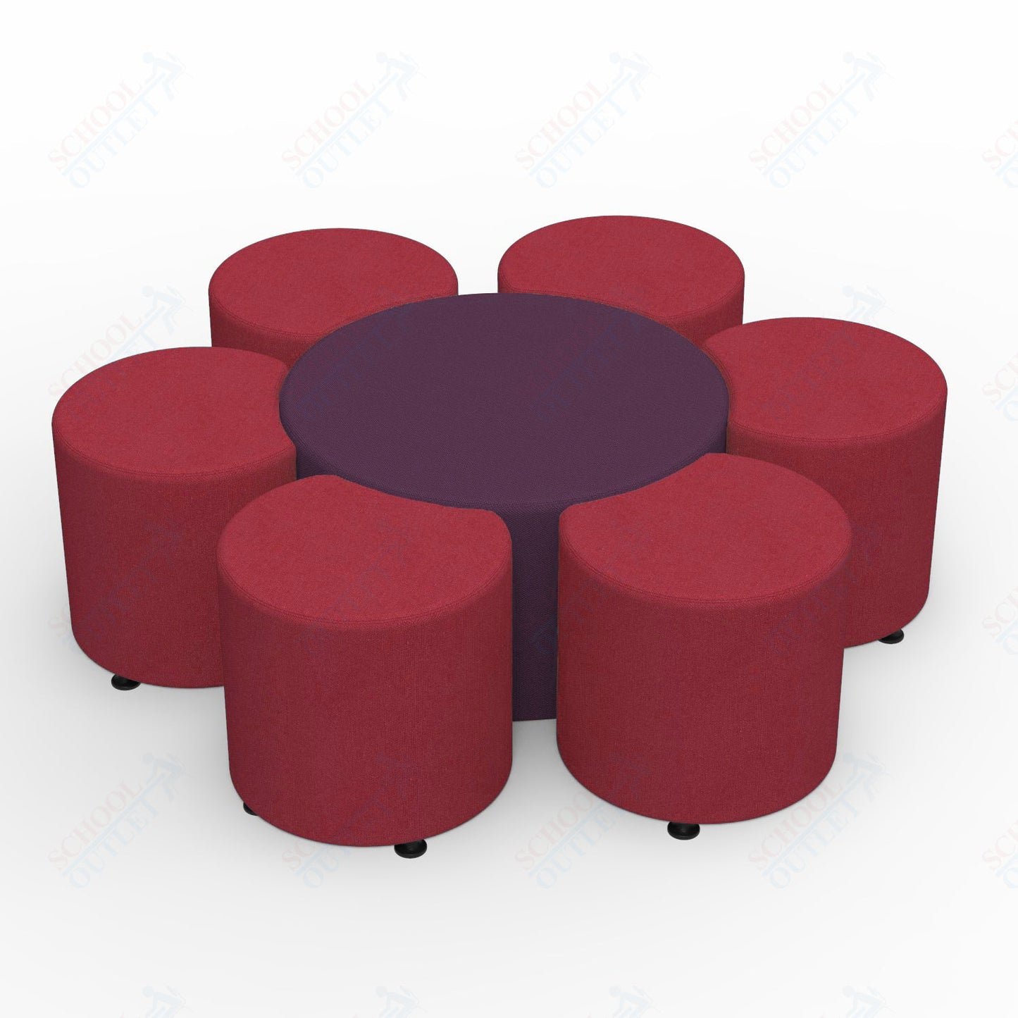 Marco Sonik Series Flower Soft Seating Set 16" height (LF9014 - G2) - SchoolOutlet