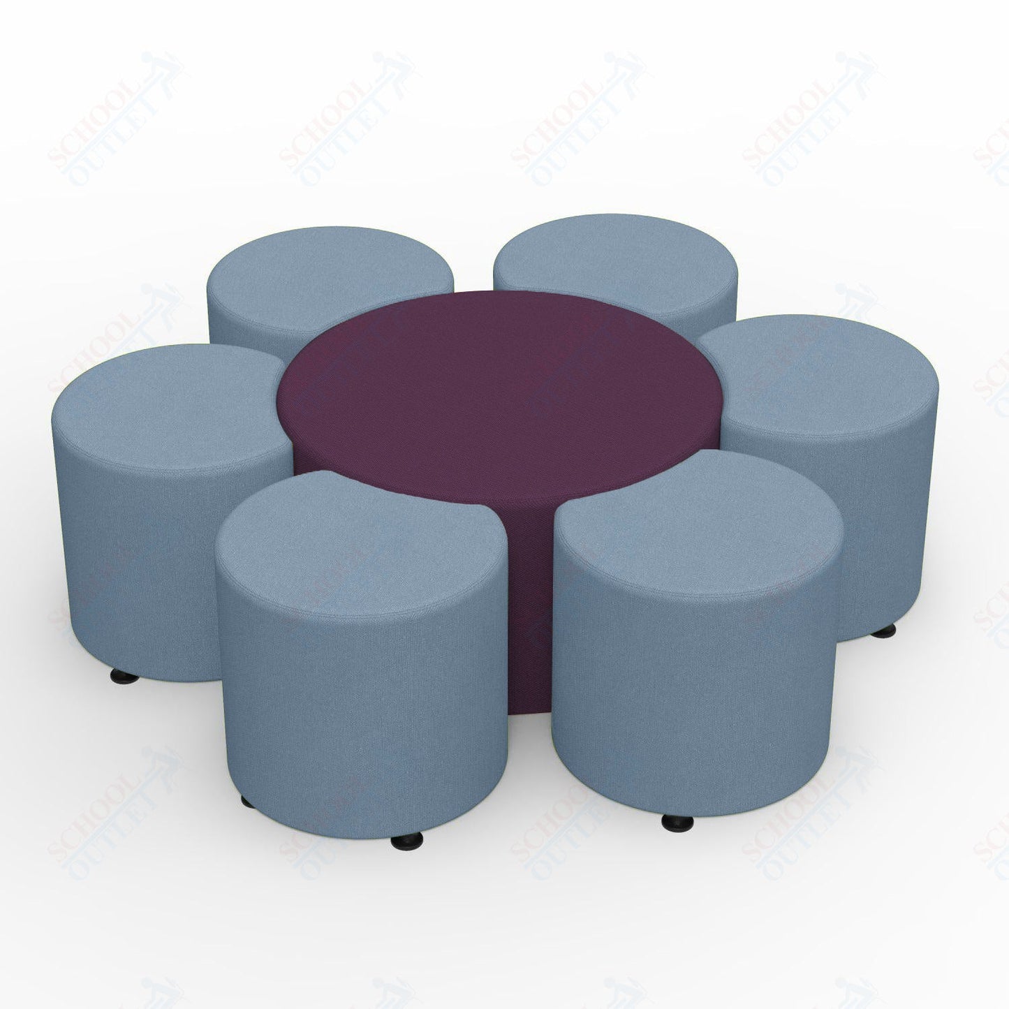 Marco Sonik Series Flower Soft Seating Set 16" height (LF9014 - G2) - SchoolOutlet