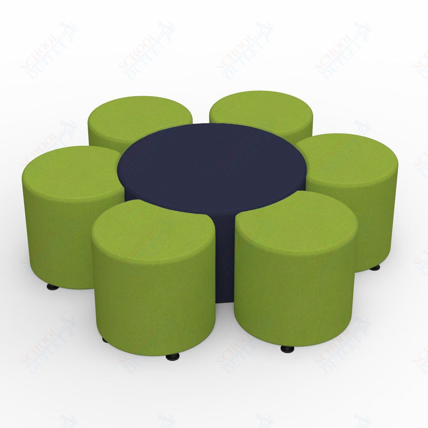 Marco Sonik Series Flower Soft Seating Set 18" height (LF9015 - G2) - SchoolOutlet