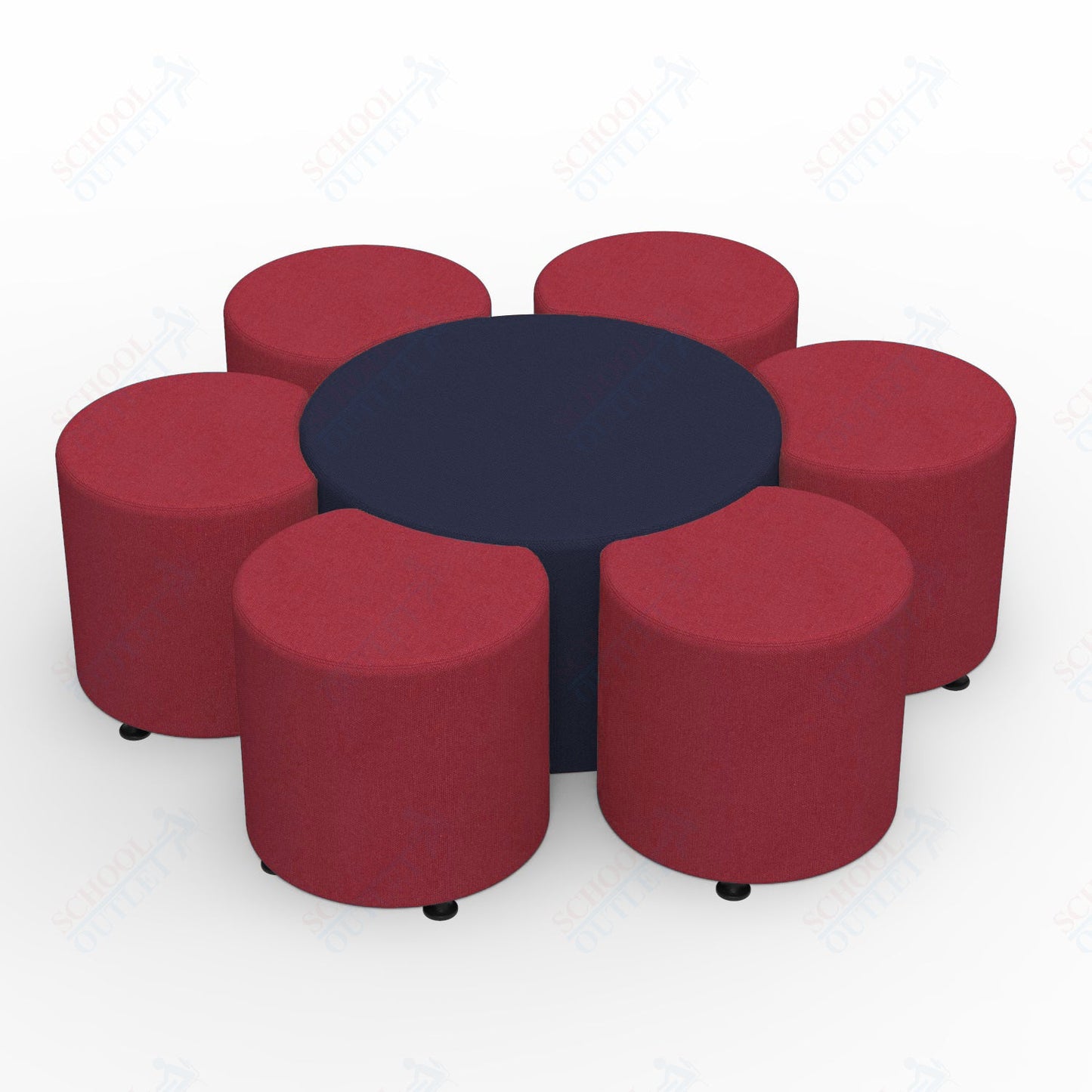 Marco Sonik Series Flower Soft Seating Set 18" height (LF9015 - G2) - SchoolOutlet