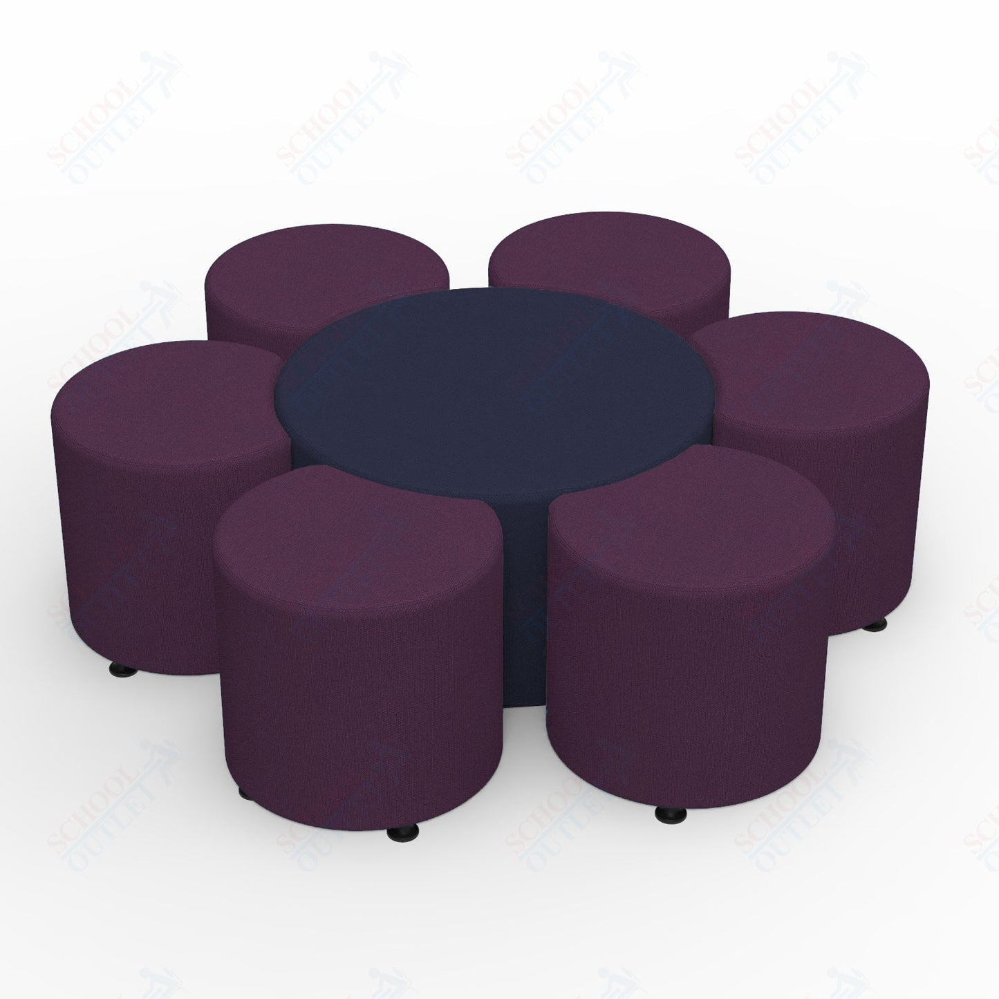 Marco Sonik Series Flower Soft Seating Set 18" height (LF9015 - G2) - SchoolOutlet