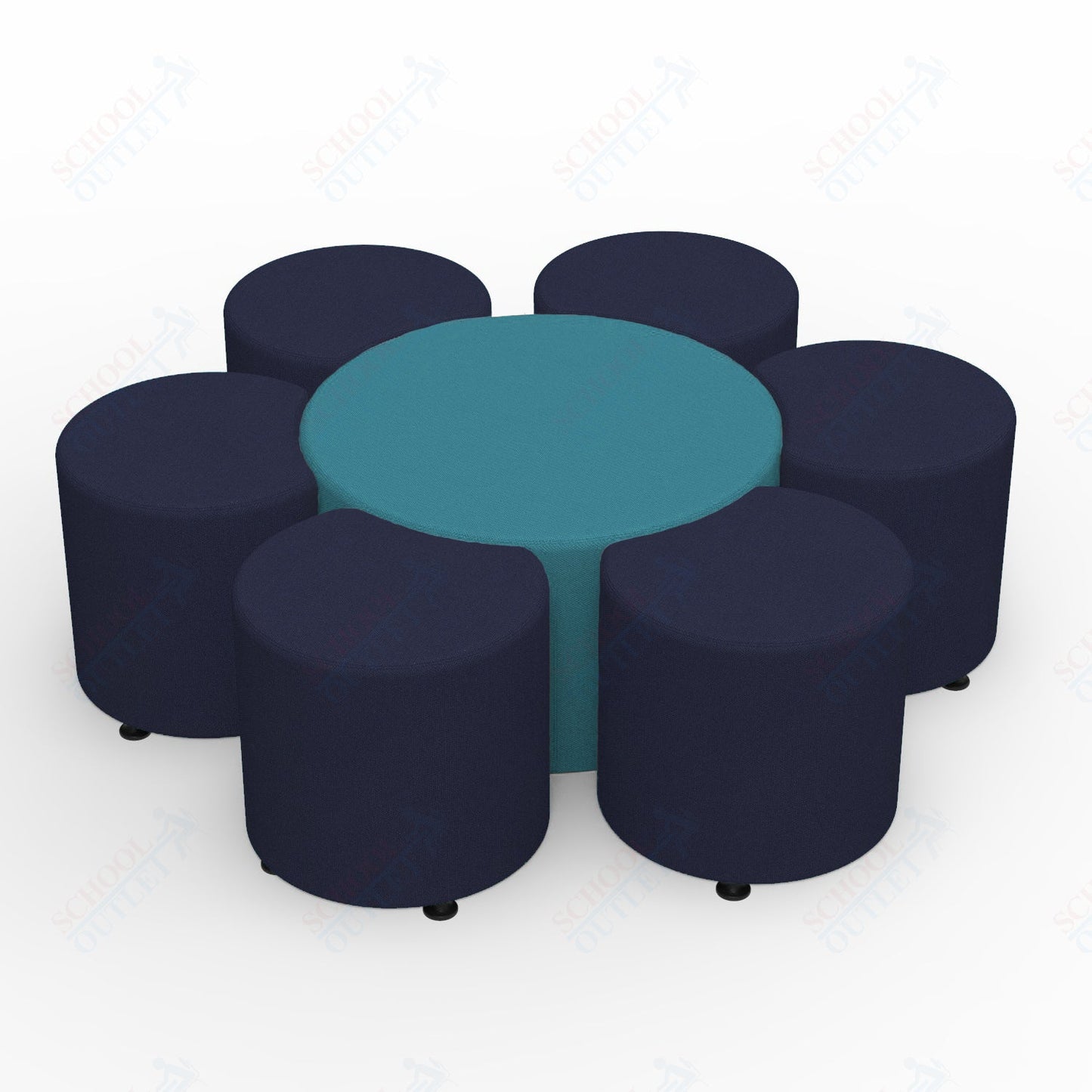 Marco Sonik Series Flower Soft Seating Set 18" height (LF9015 - G2) - SchoolOutlet