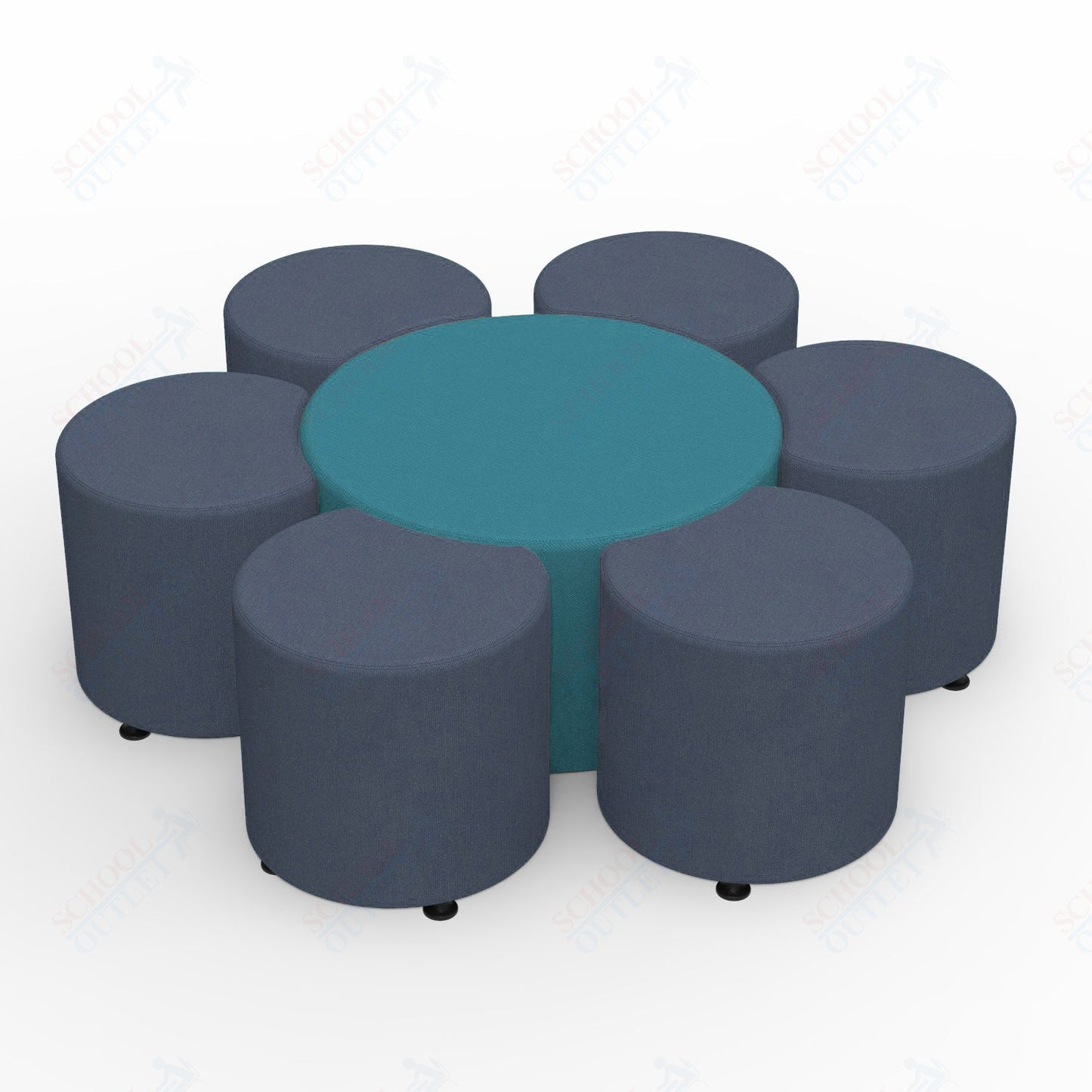 Marco Sonik Series Flower Soft Seating Set 18" height (LF9015 - G2) - SchoolOutlet