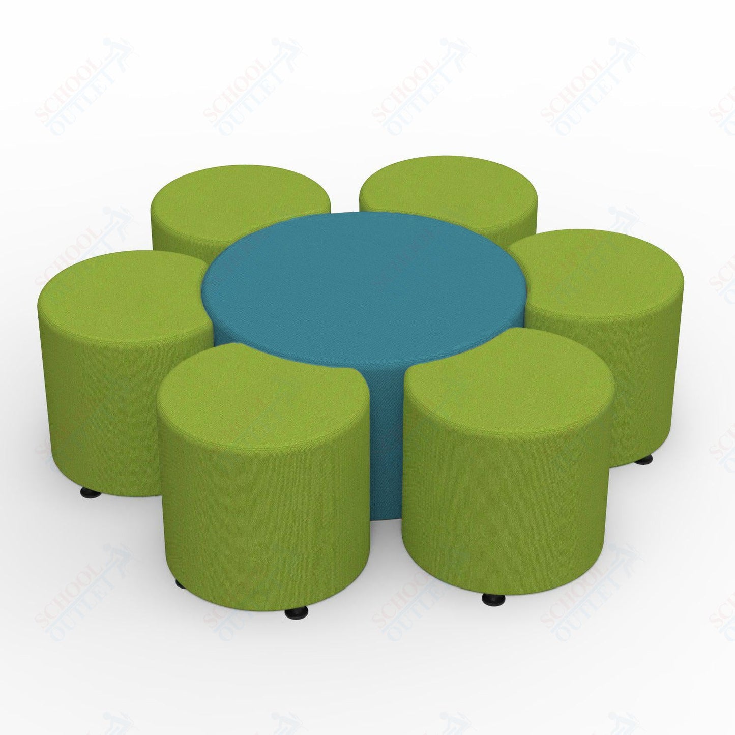 Marco Sonik Series Flower Soft Seating Set 18" height (LF9015 - G2) - SchoolOutlet