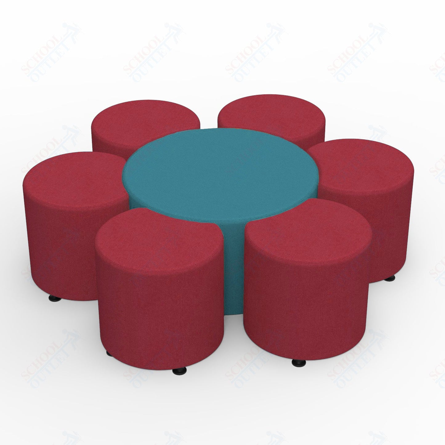 Marco Sonik Series Flower Soft Seating Set 18" height (LF9015 - G2) - SchoolOutlet