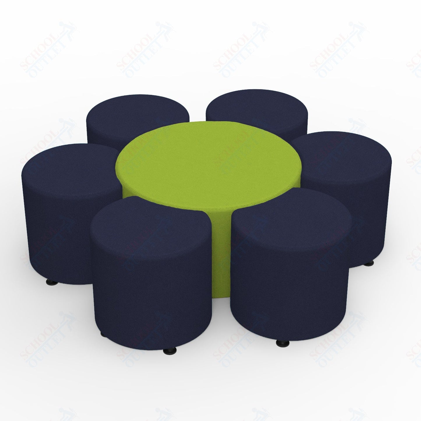 Marco Sonik Series Flower Soft Seating Set 18" height (LF9015 - G2) - SchoolOutlet