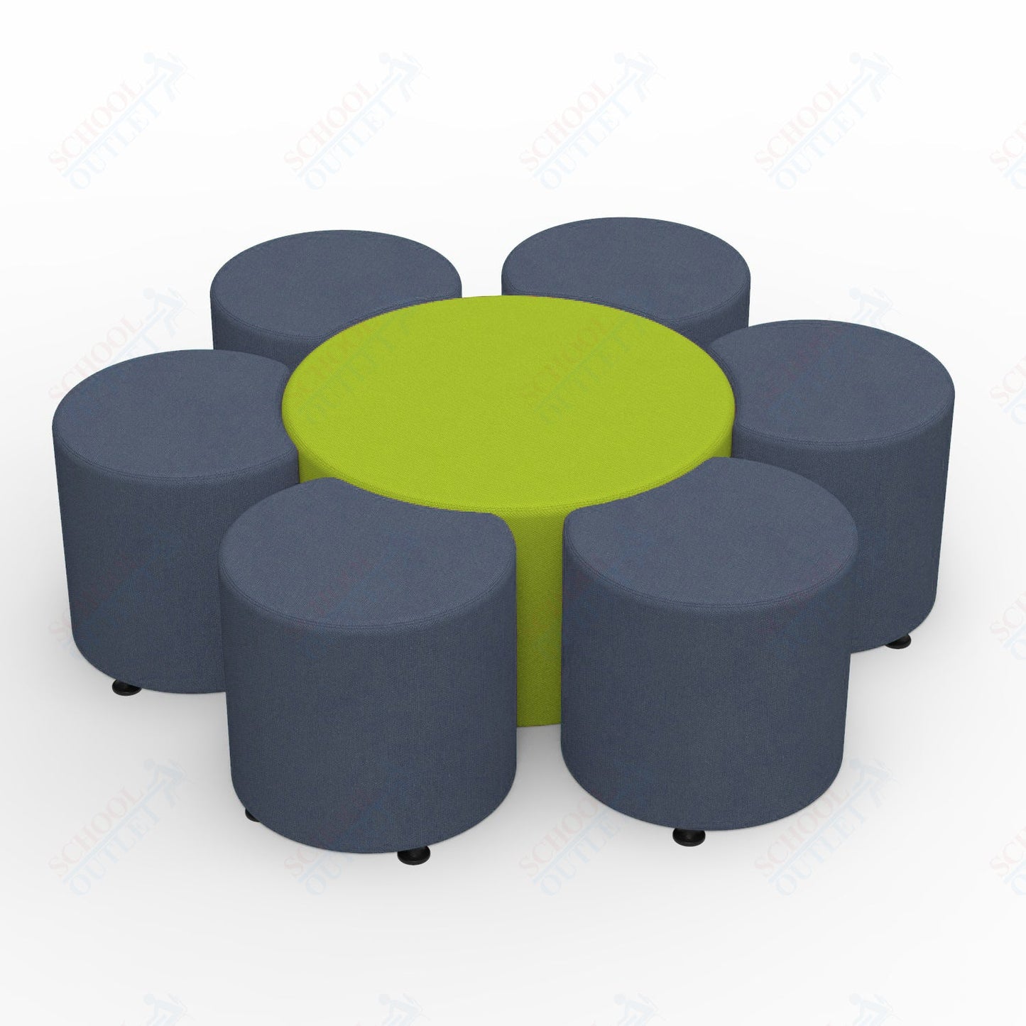 Marco Sonik Series Flower Soft Seating Set 18" height (LF9015 - G2) - SchoolOutlet