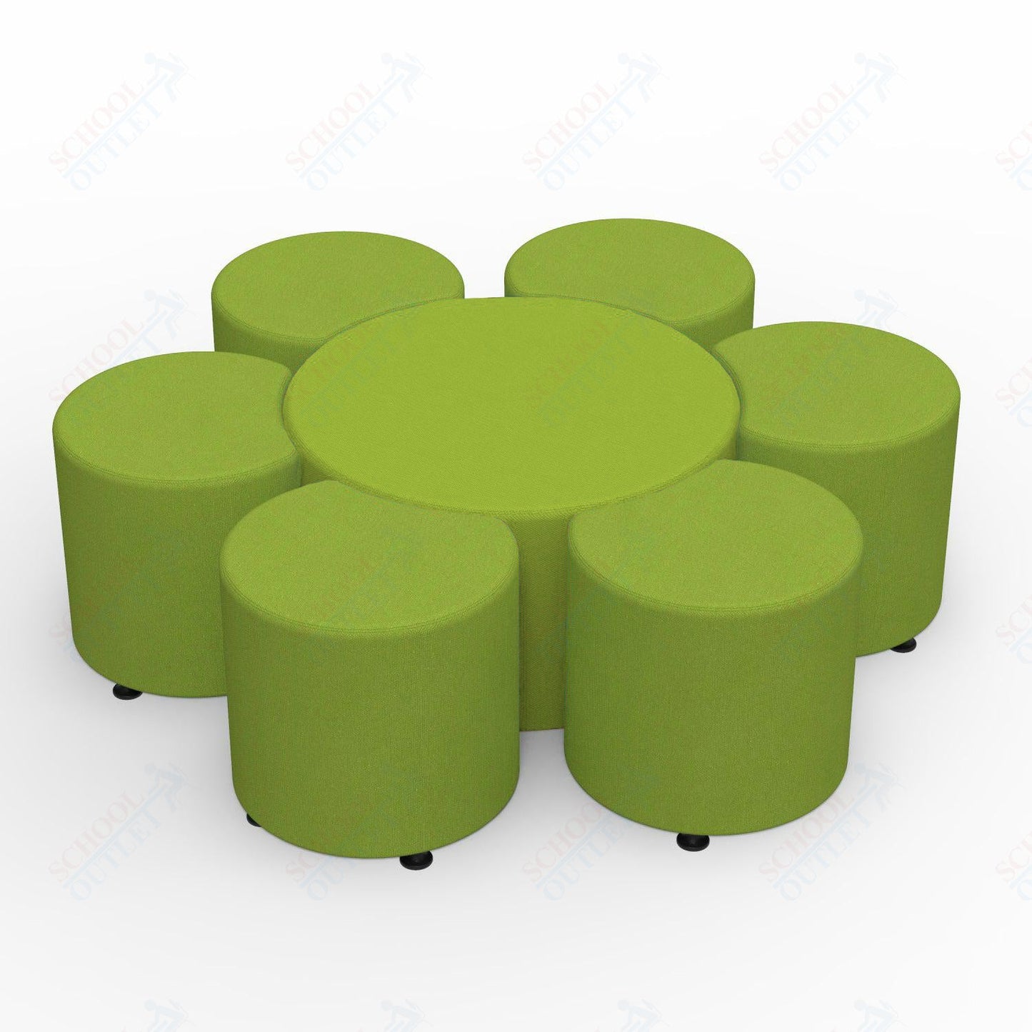 Marco Sonik Series Flower Soft Seating Set 18" height (LF9015 - G2) - SchoolOutlet