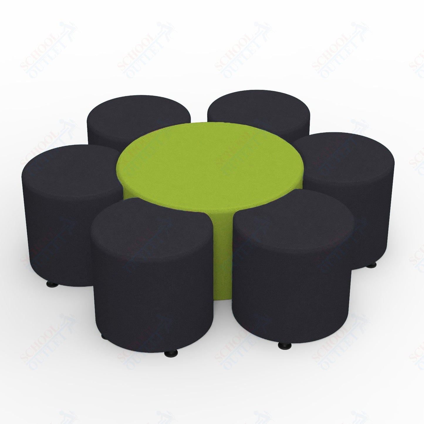 Marco Sonik Series Flower Soft Seating Set 18" height (LF9015 - G2) - SchoolOutlet