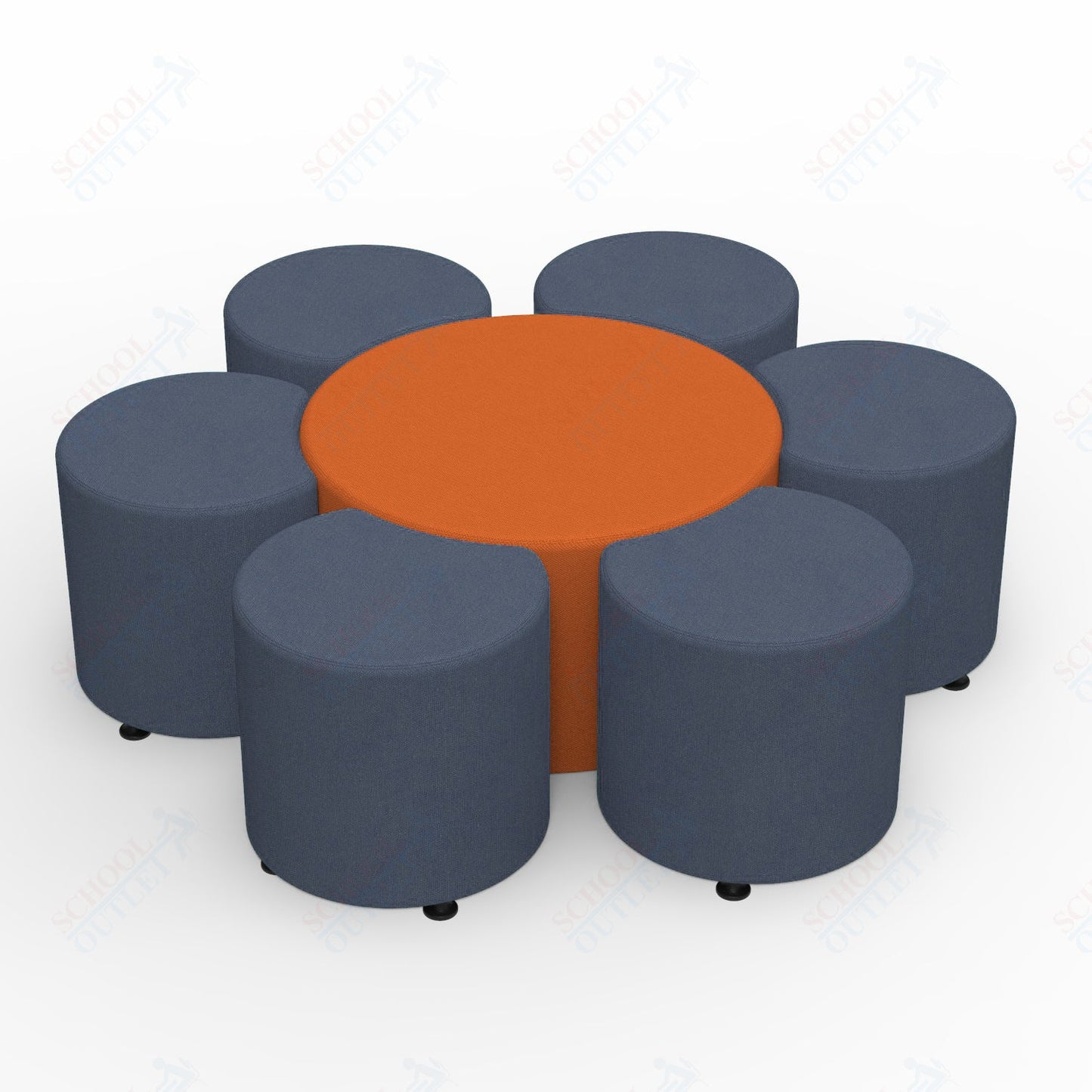 Marco Sonik Series Flower Soft Seating Set 18" height (LF9015 - G2) - SchoolOutlet