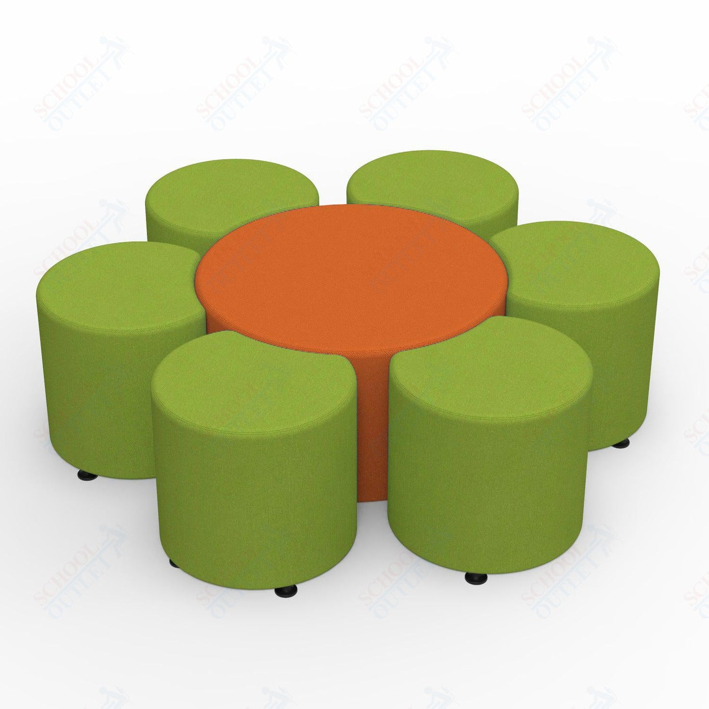 Marco Sonik Series Flower Soft Seating Set 18" height (LF9015 - G2) - SchoolOutlet