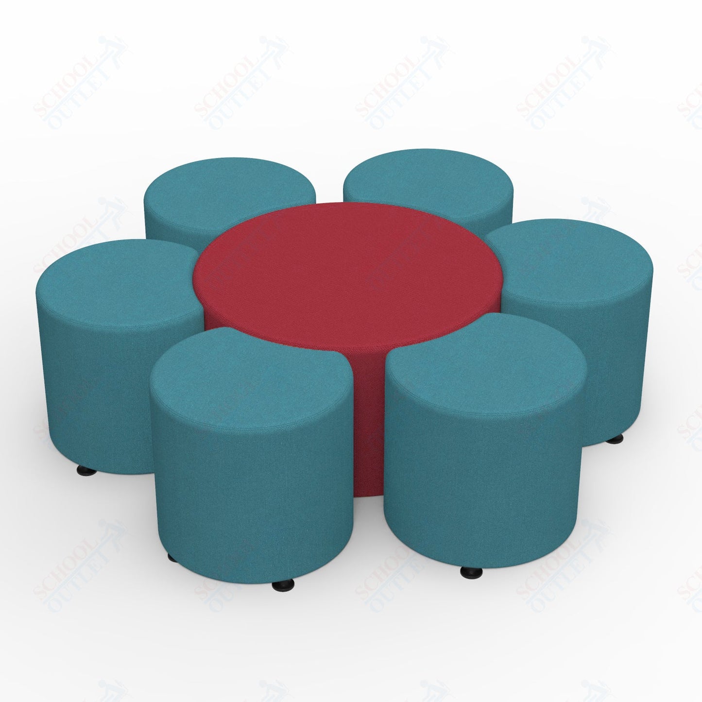 Marco Sonik Series Flower Soft Seating Set 18" height (LF9015 - G2) - SchoolOutlet