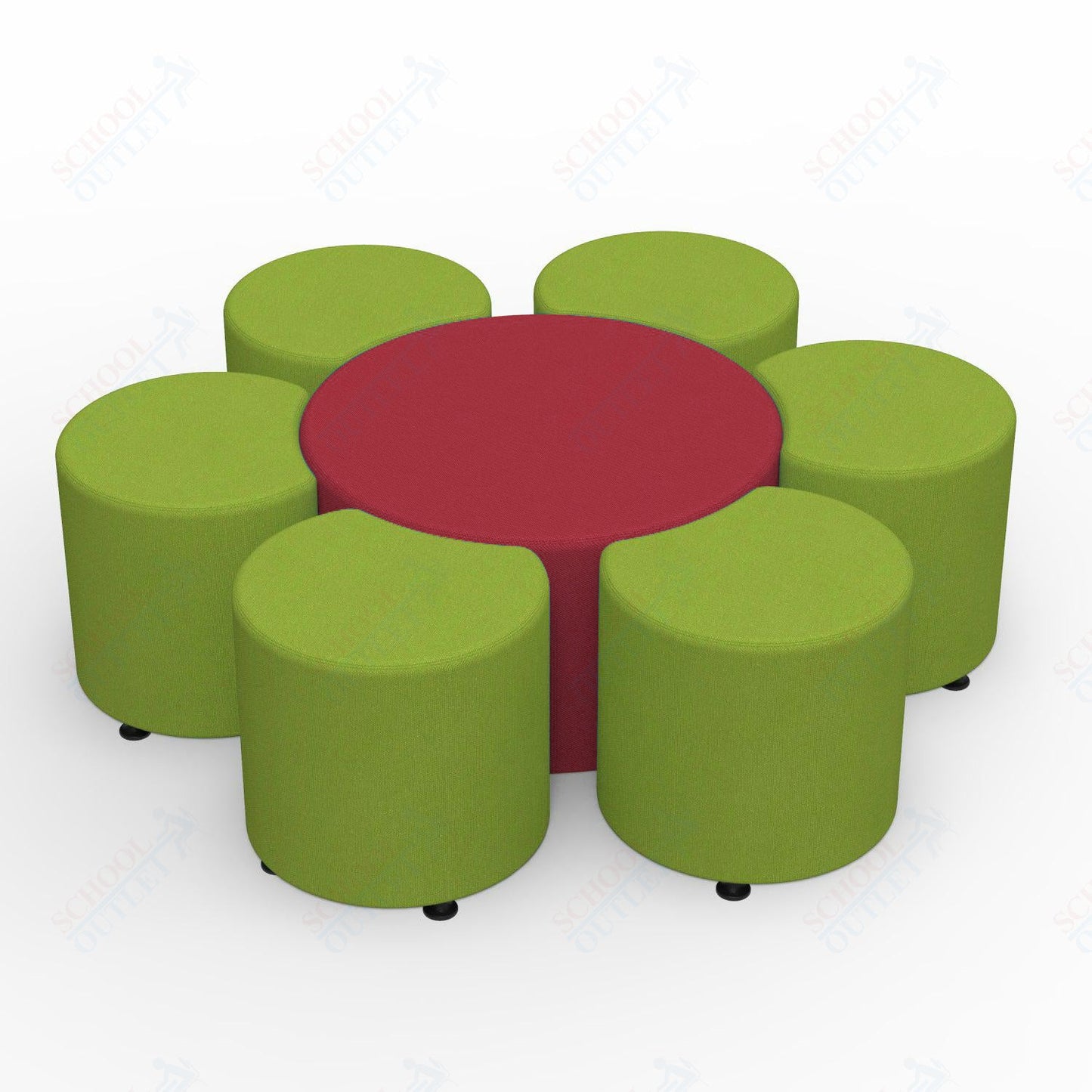 Marco Sonik Series Flower Soft Seating Set 18" height (LF9015 - G2) - SchoolOutlet