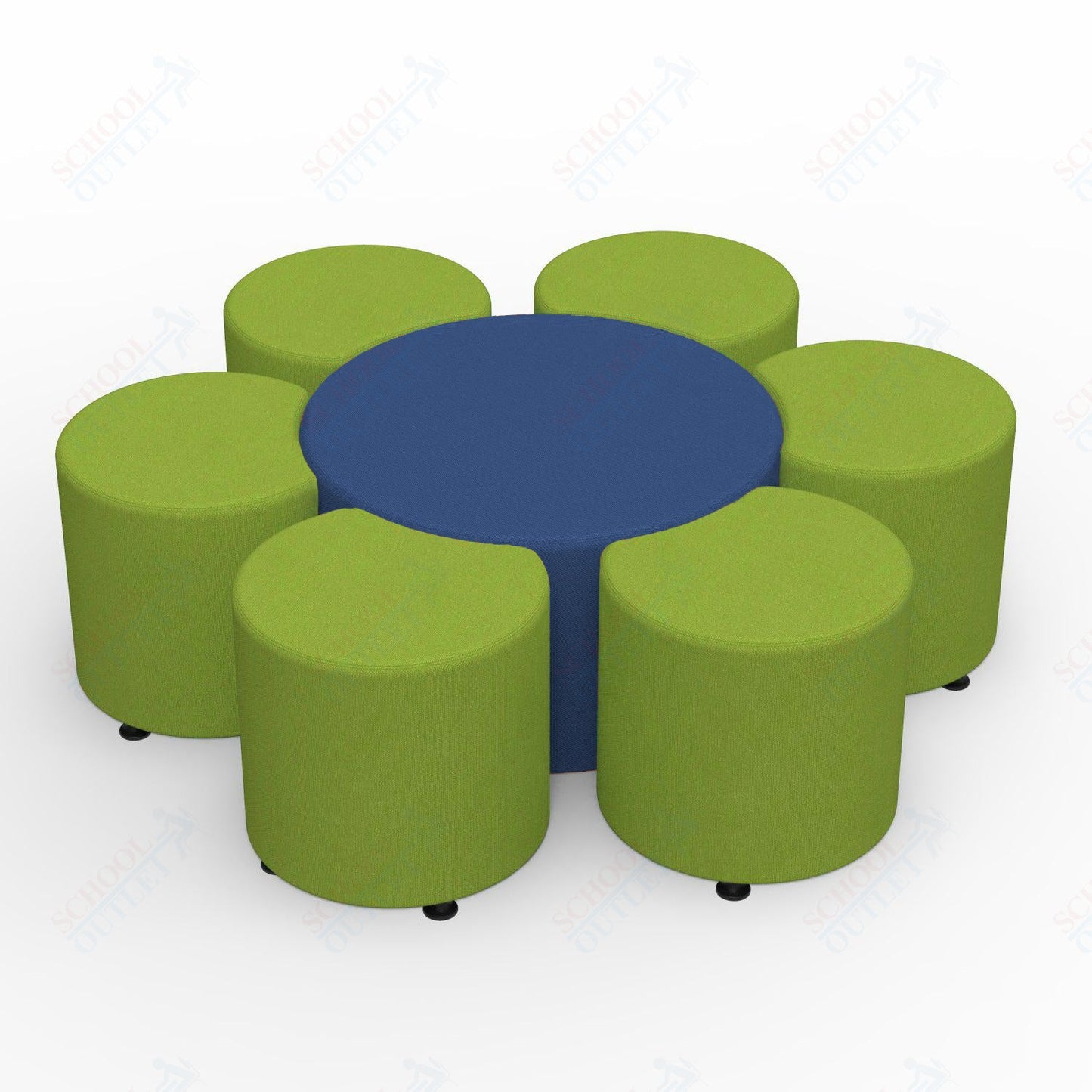 Marco Sonik Series Flower Soft Seating Set 18" height (LF9015 - G2) - SchoolOutlet