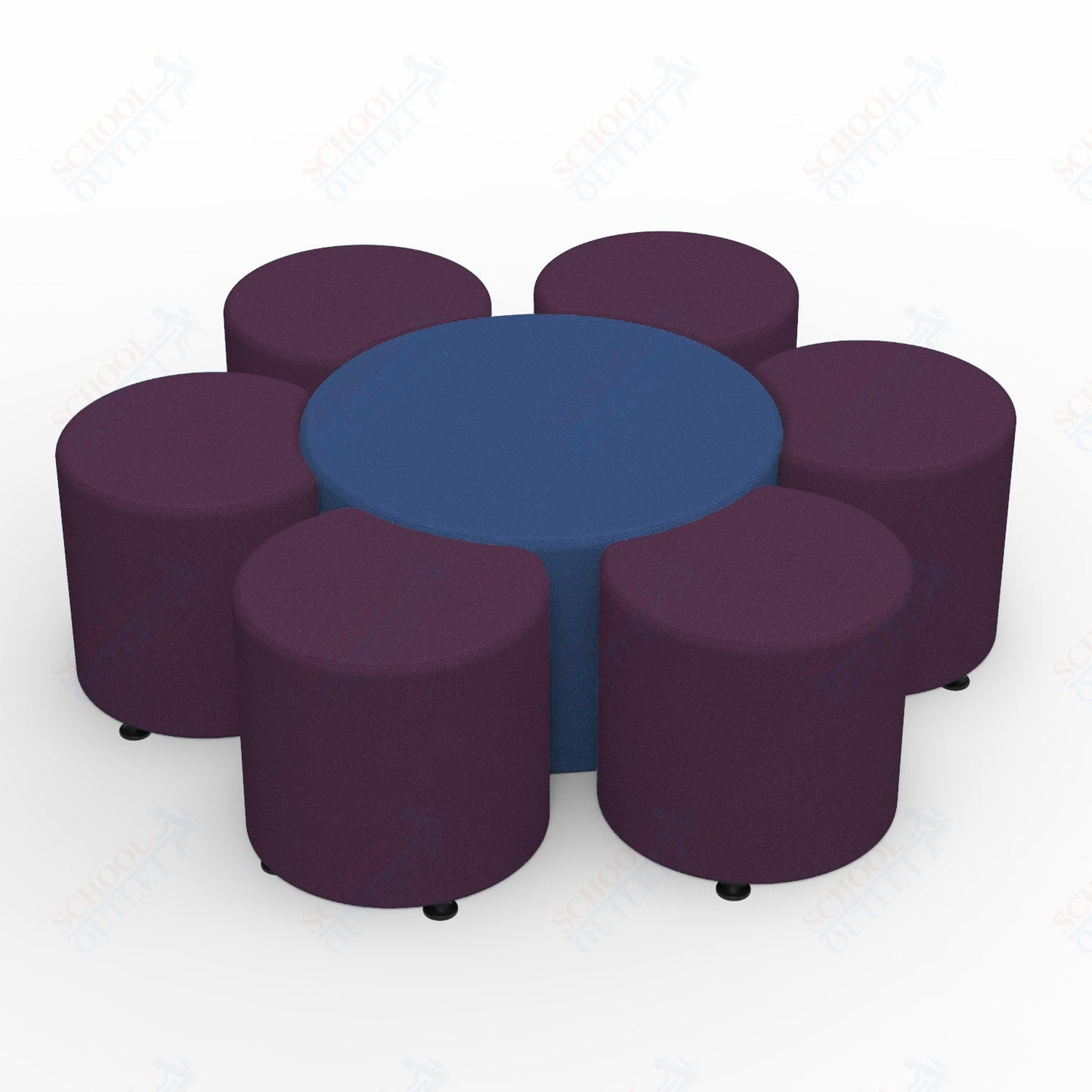 Marco Sonik Series Flower Soft Seating Set 18" height (LF9015 - G2) - SchoolOutlet