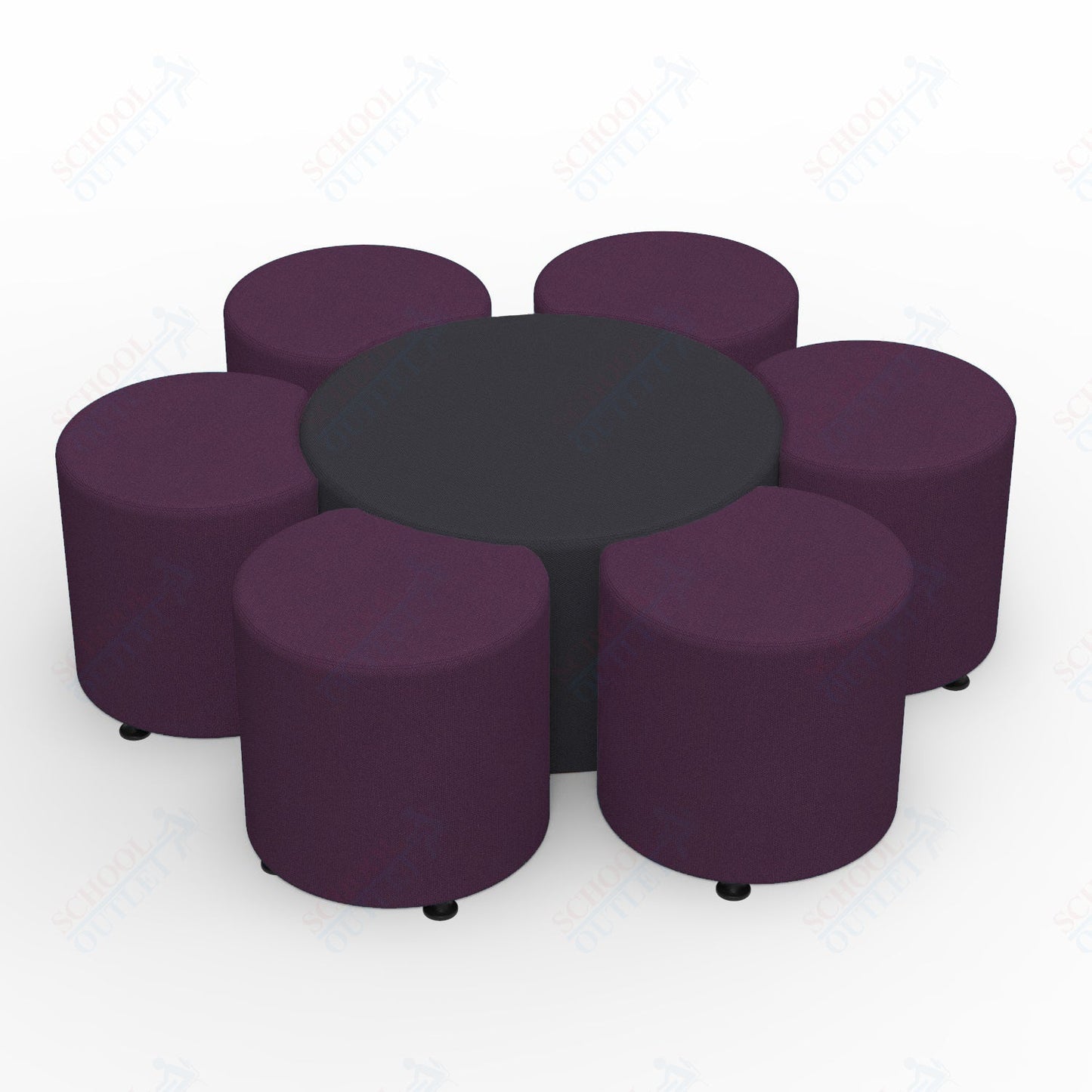 Marco Sonik Series Flower Soft Seating Set 18" height (LF9015 - G2) - SchoolOutlet