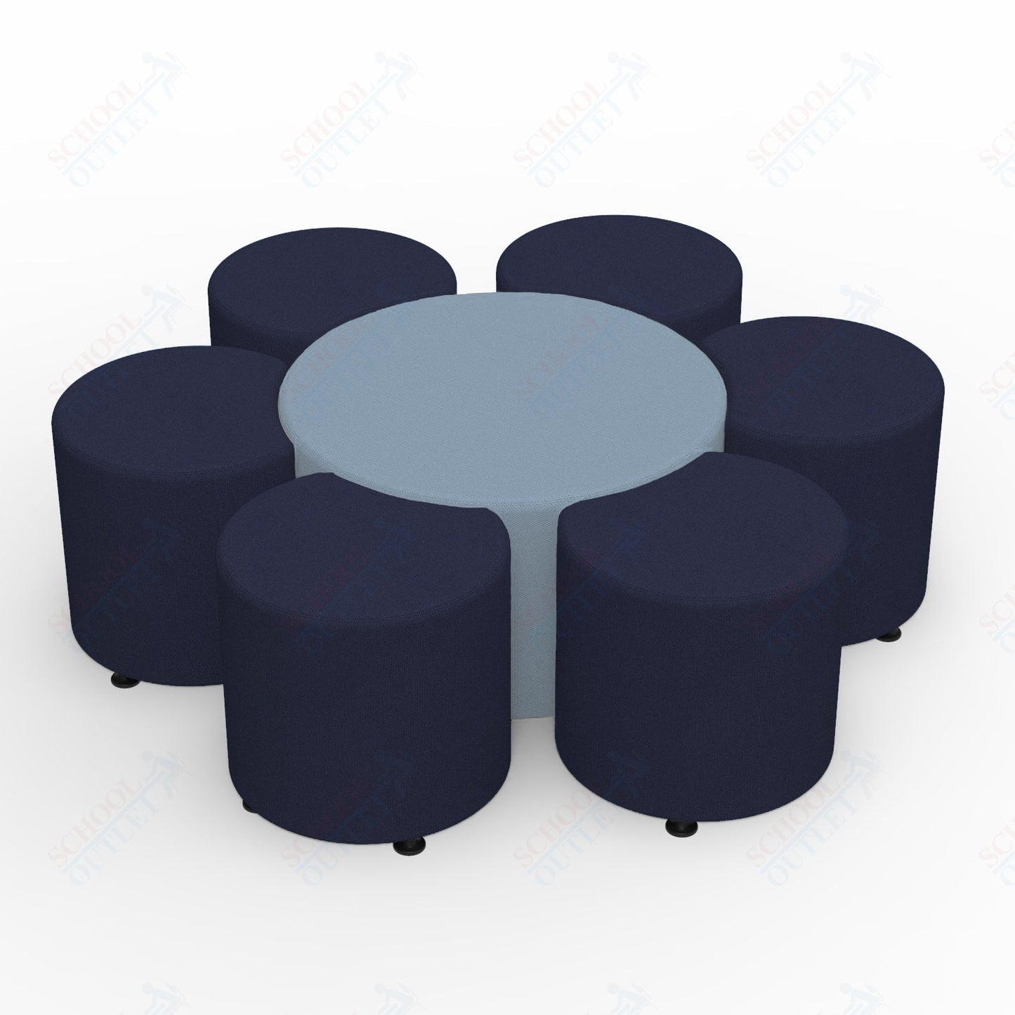 Marco Sonik Series Flower Soft Seating Set 18" height (LF9015 - G2) - SchoolOutlet