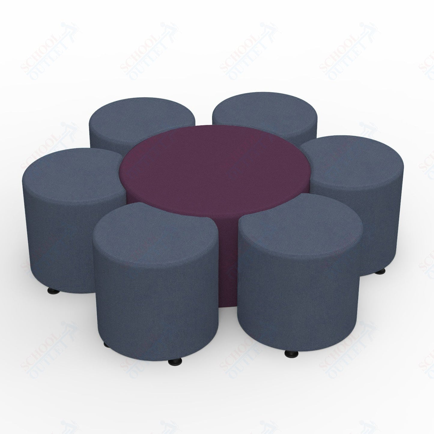 Marco Sonik Series Flower Soft Seating Set 18" height (LF9015 - G2) - SchoolOutlet