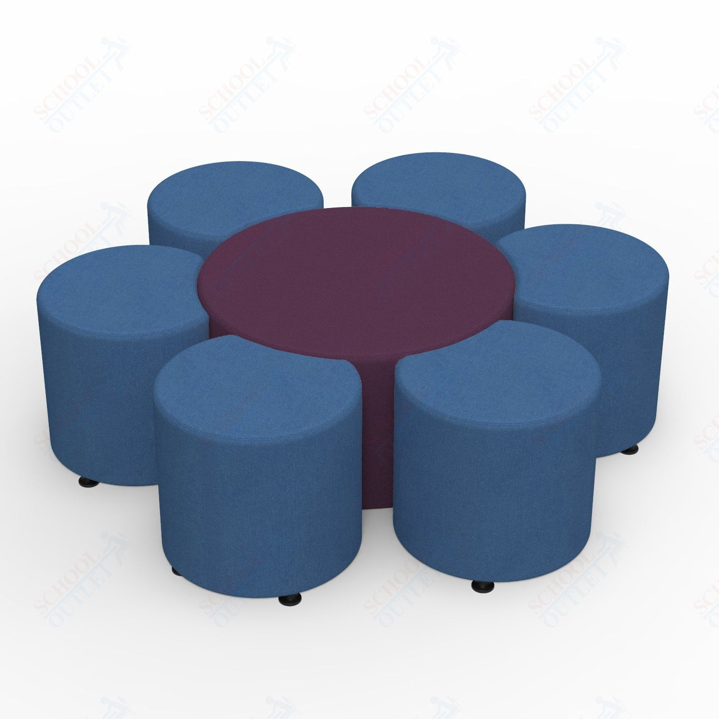 Marco Sonik Series Flower Soft Seating Set 18" height (LF9015 - G2) - SchoolOutlet