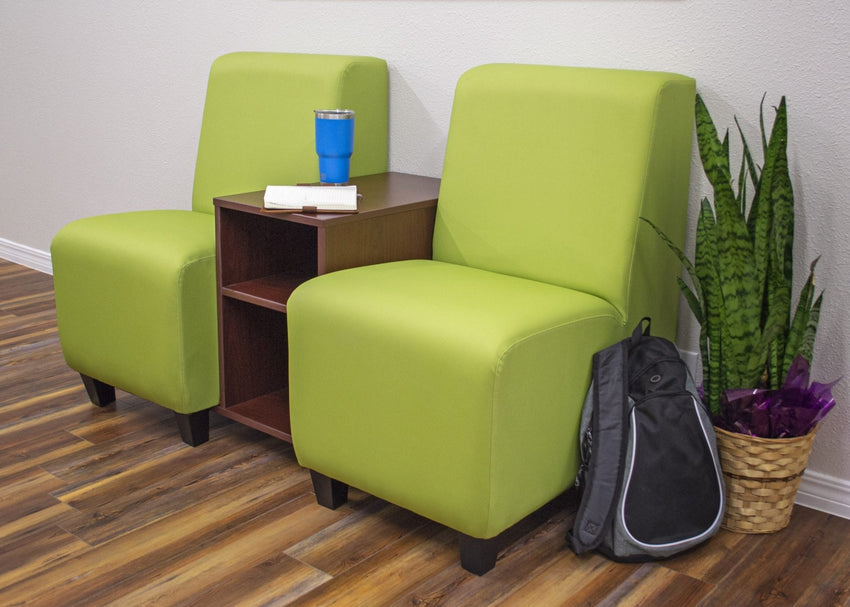 Marco Sonik Series Conversation Station - 2 Chairs with Cabinet (LF9016 - G1) - SchoolOutlet