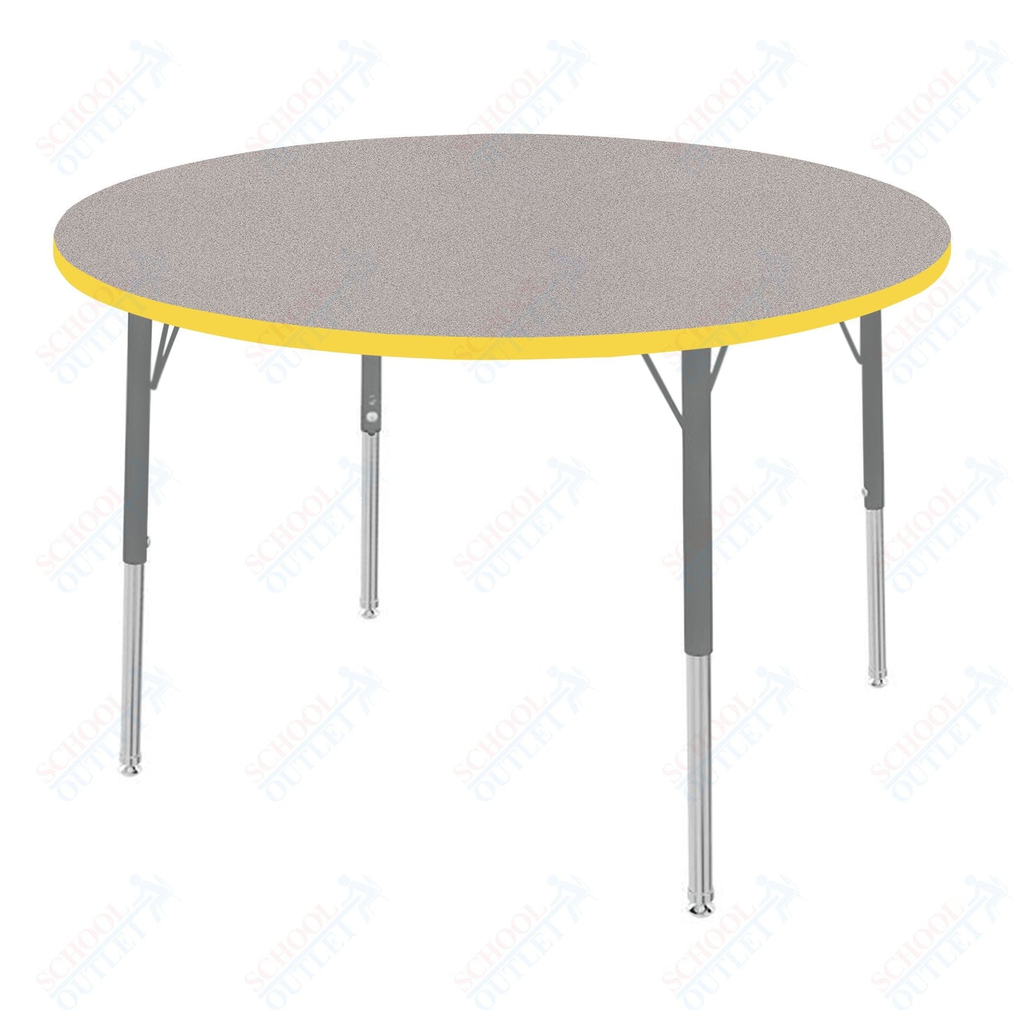 Marco MG2200 Series 60" Round Preschool Table Adjustable Height 16" - 24" (MG2207 - MA) - SchoolOutlet