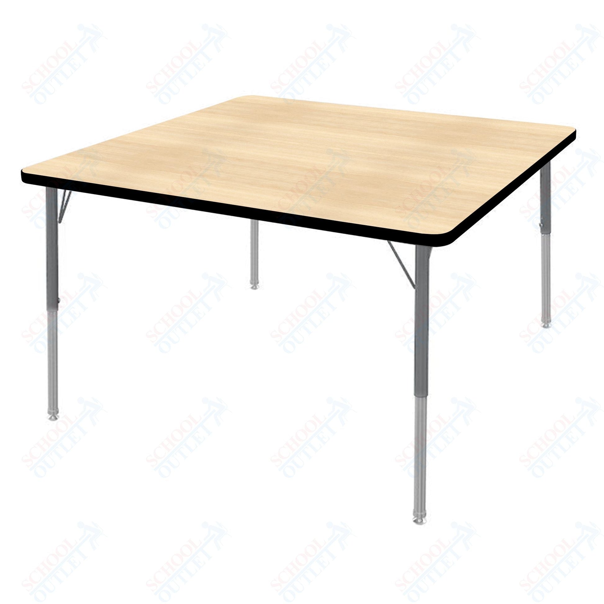 Marco MG2200 Series 36" Square Activity Table Adjustable Height 21" - 30" (MG2212 - MB) - SchoolOutlet