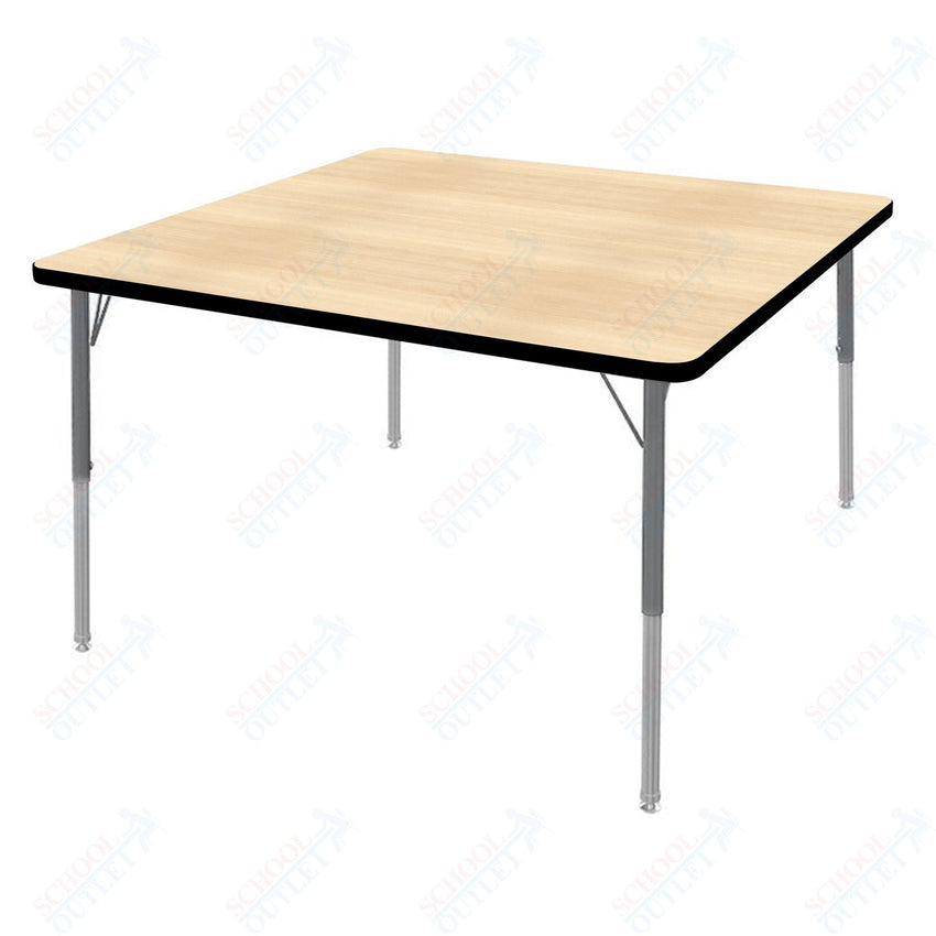 Marco MG2200 Series 36" Square Activity Table Adjustable Height 21" - 30" (MG2212 - MB) - SchoolOutlet