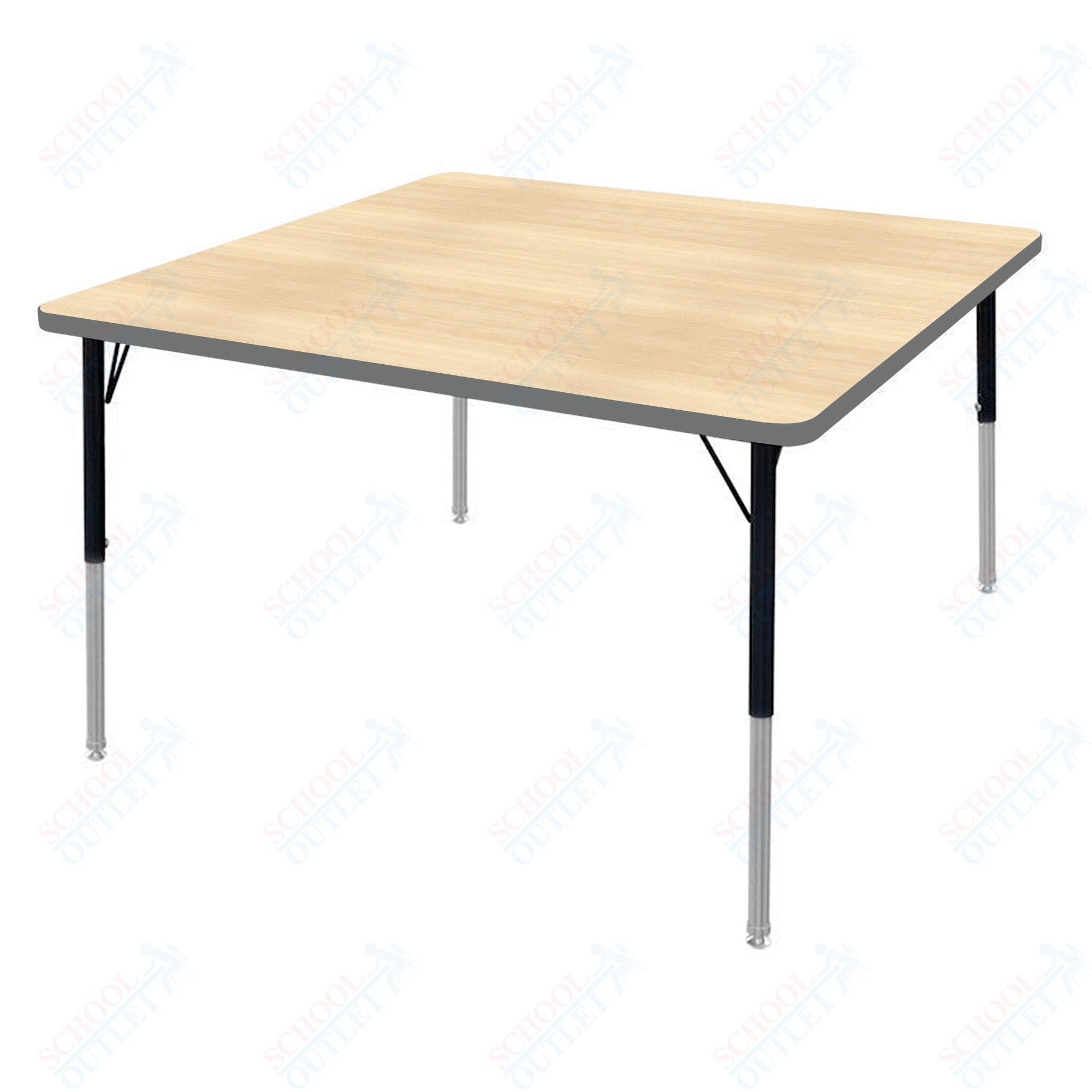 Marco MG2200 Series 36" Square Activity Table Adjustable Height 21" - 30" (MG2212 - MB) - SchoolOutlet