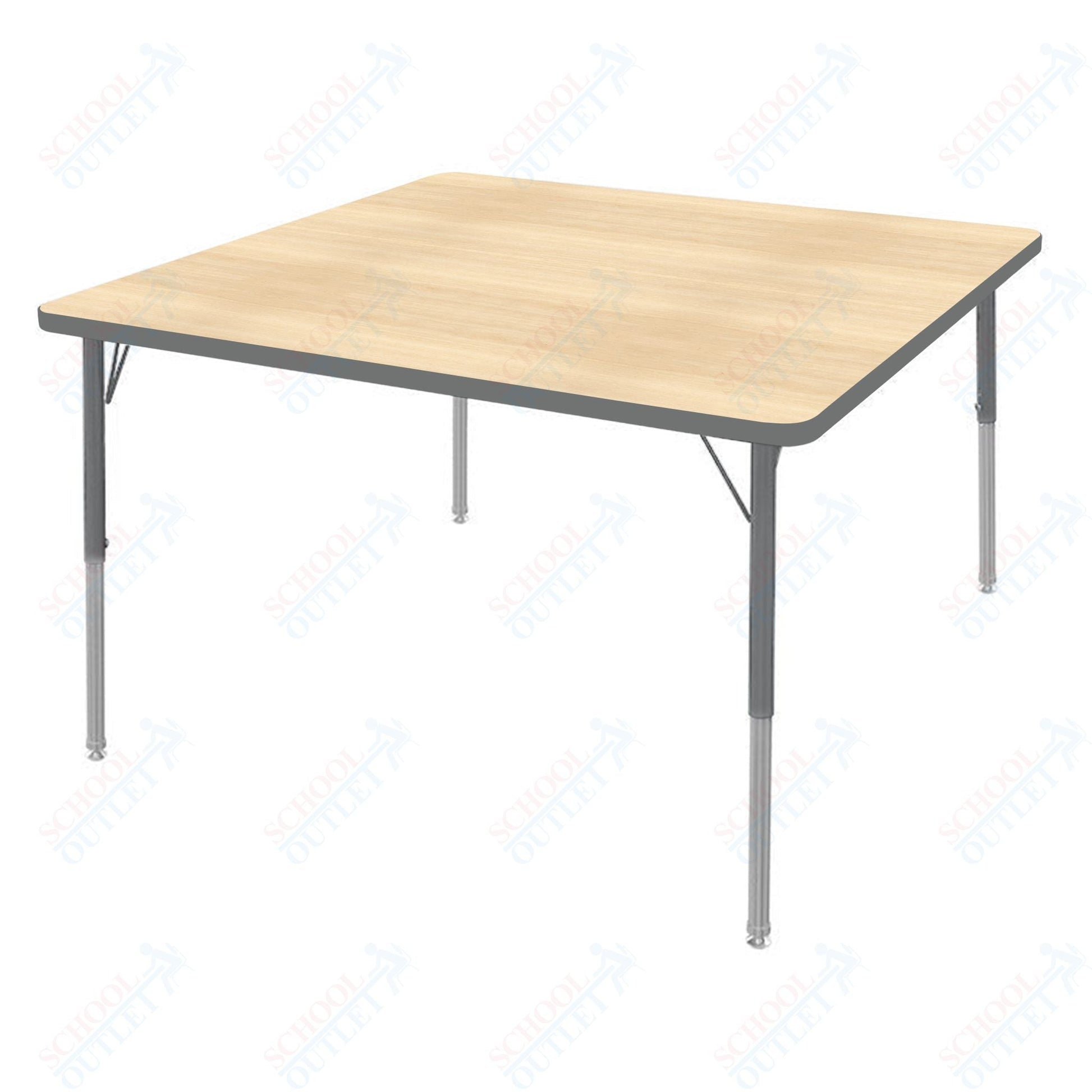 Marco MG2200 Series 36" Square Activity Table Adjustable Height 21" - 30" (MG2212 - MB) - SchoolOutlet