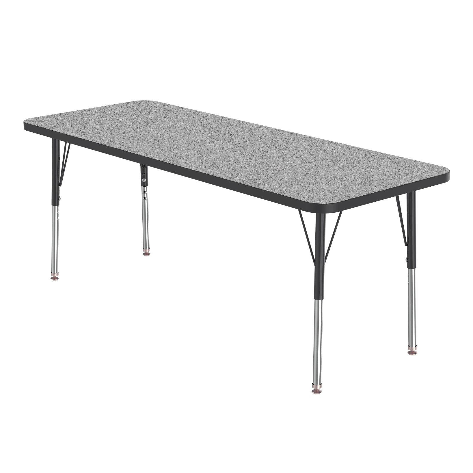Marco MG2200 Series Rectangle Preschool Table 24" x 60" Adjustable Height 16" - 24" (MG2228 - MA) - SchoolOutlet