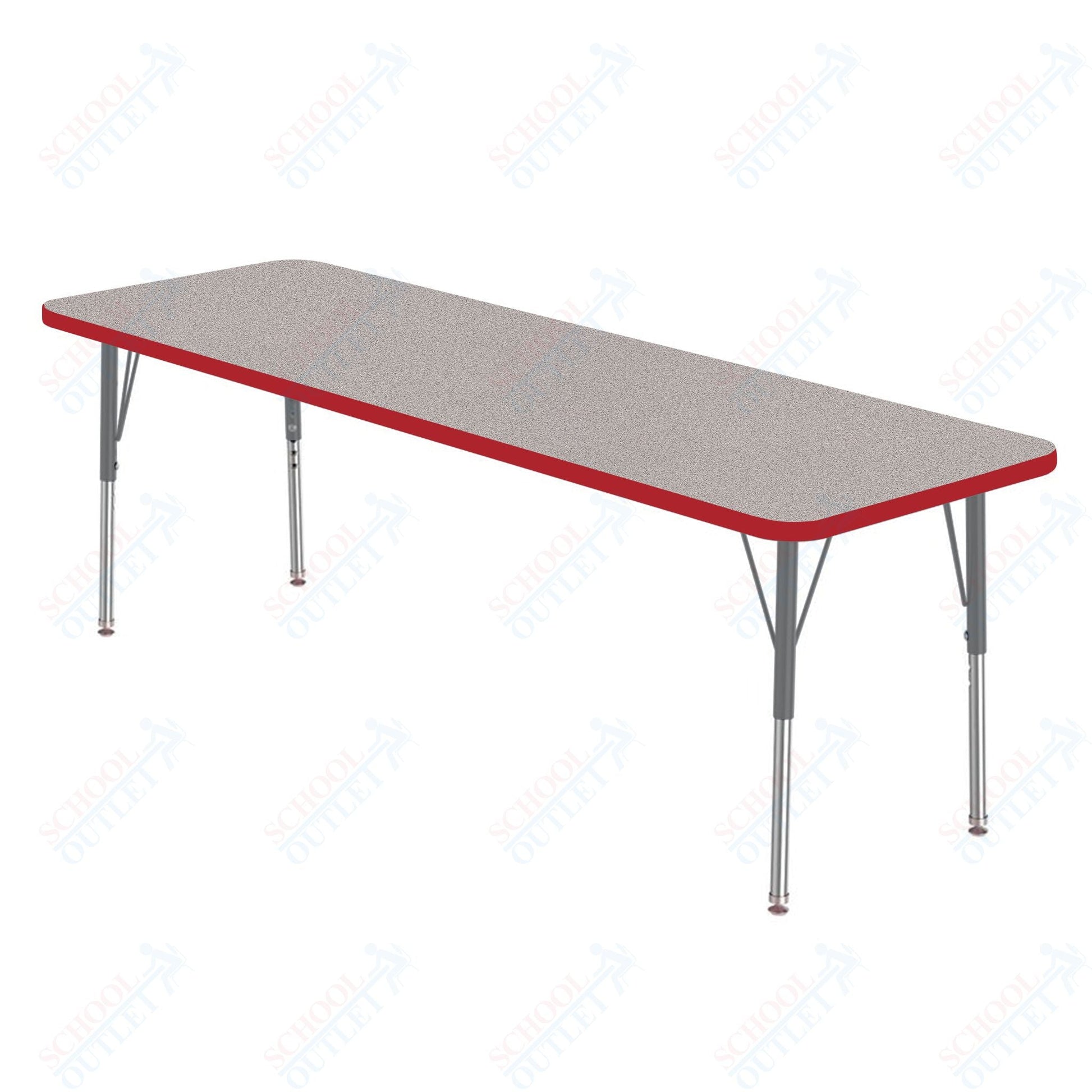 Marco MG2200 Series Rectangle Activity Table 24" x 60" Adjustable Height 21" - 30" (MG2228 - MB) - SchoolOutlet