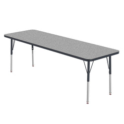 Marco MG2200 Series Rectangle Preschool Table 24" x 72" Adjustable Height 16"-24" (MG2230-MA)