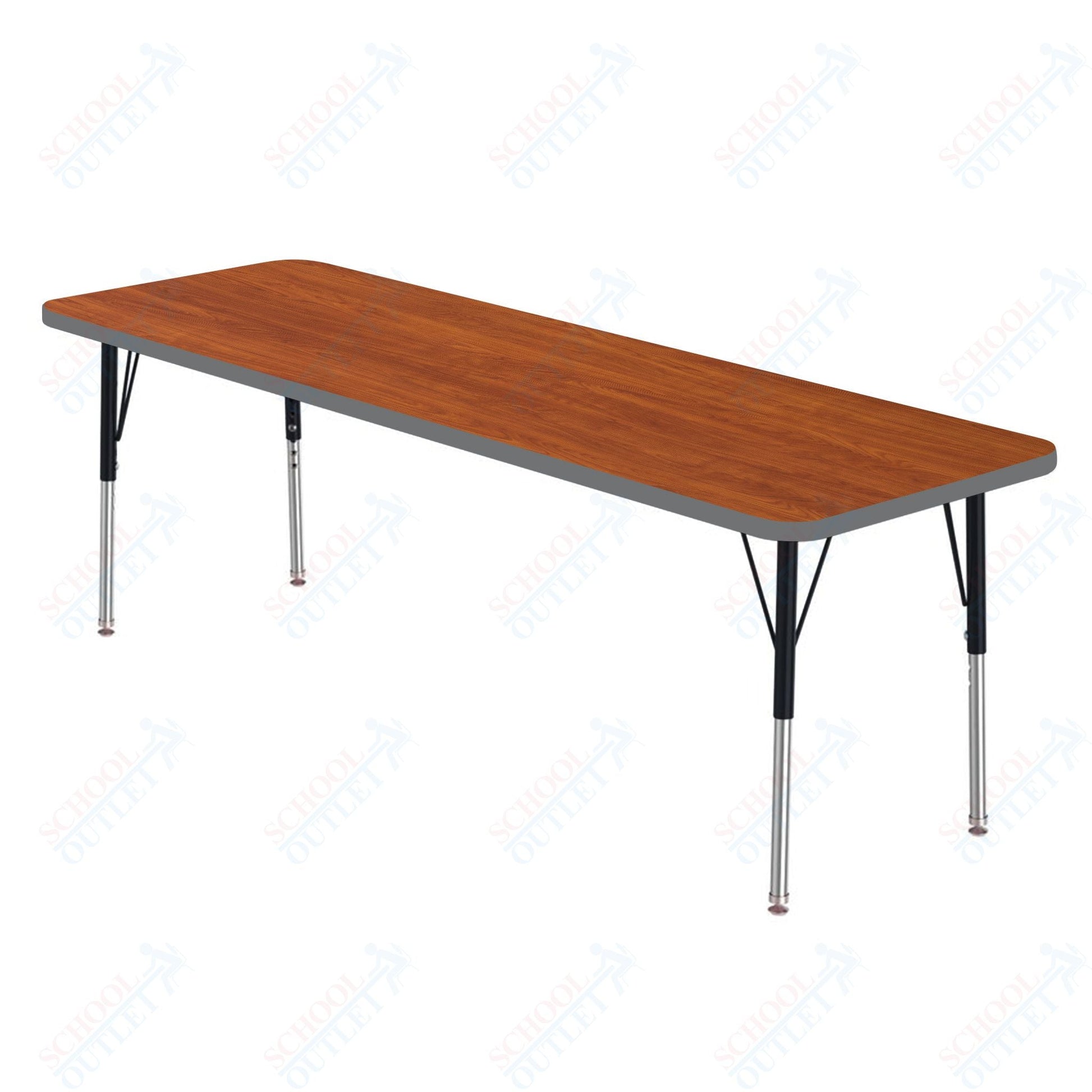 Marco MG2200 Series Rectangle Activity Table 24" x 72" Adjustable Height 21" - 30" (MG2230 - MB) - SchoolOutlet